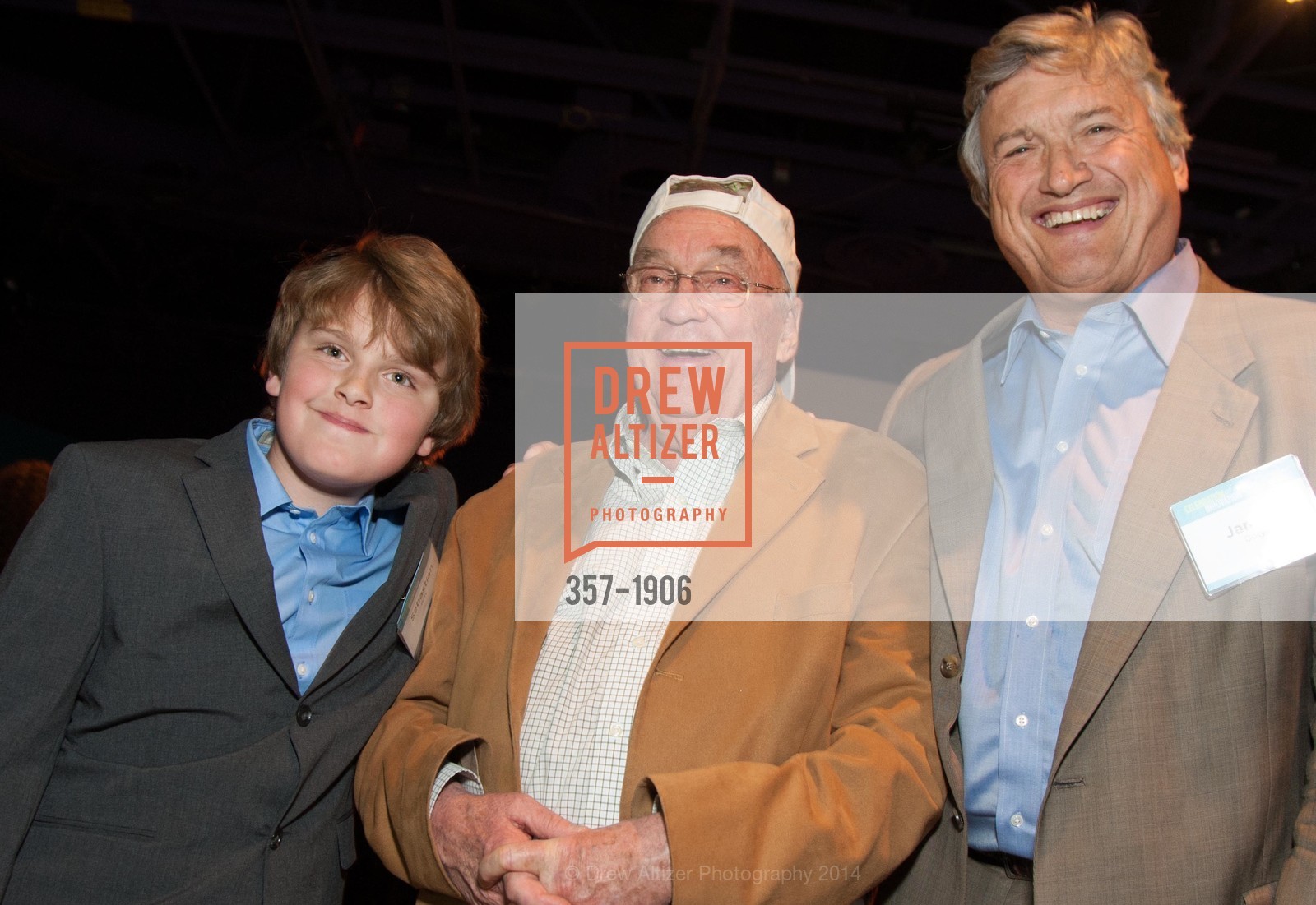 Sebastian Doty, Thomas Fogarty, James Doty, Celebration of Innovation, Tech Museum of Innovation. San Jose, CA, February 27th, 2014, Photo #357-1906 Sebastian Doty, Thomas Fogarty, James Doty, Photo #357-1906