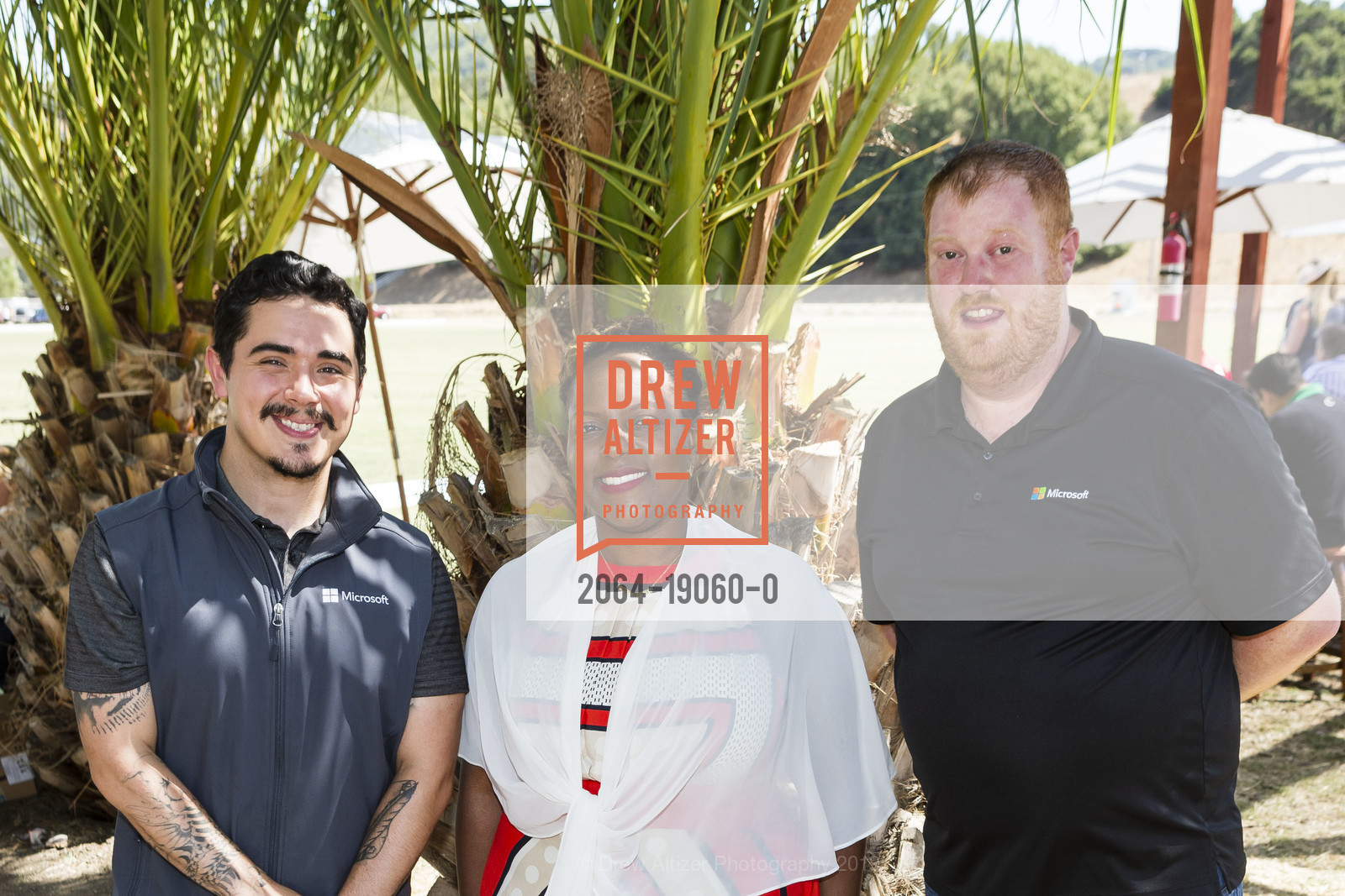 Trevor Beffa, Priscilla Johnson, Jordan Bligh, 2019 Oyster Cup Charity Polo Tournament, Cerro Pampa Polo Club. 1295 San Antonio Road, August 24th, 2019, Photo #2064-19060-0 Trevor Beffa, Priscilla Johnson, Jordan Bligh, Photo #2064-19060-0