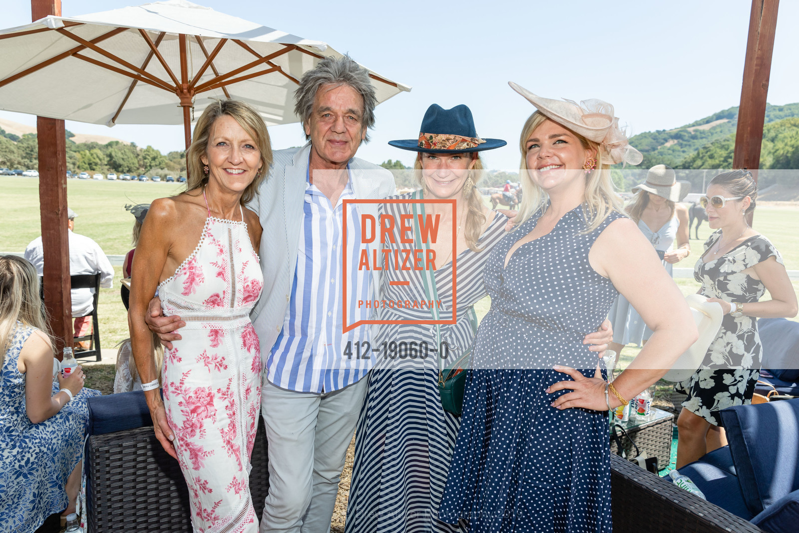 Caroline Galloway, John Galloway, Justine Galloway, Alexandra Galloway, 2019 Oyster Cup Charity Polo Tournament, Cerro Pampa Polo Club. 1295 San Antonio Road, August 24th, 2019, Photo #412-19060-0 Caroline Galloway, John Galloway, Justine Galloway, Alexandra Galloway, Photo #412-19060-0