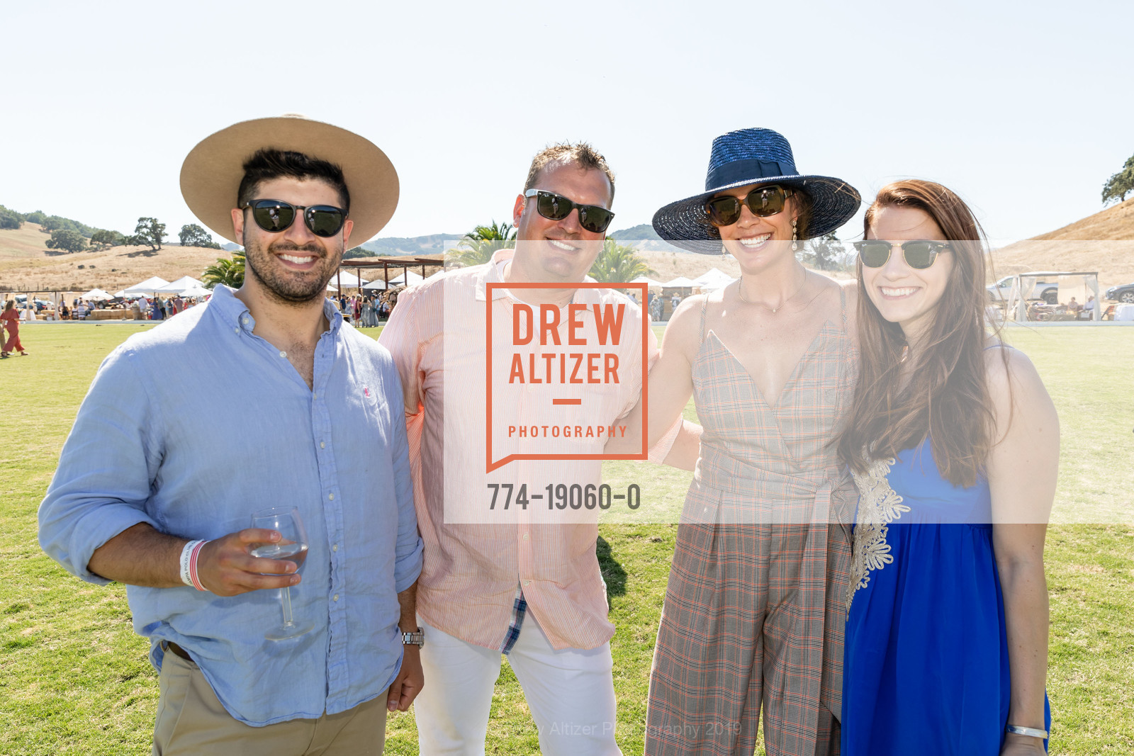 Andrew Rebennack, Chris Stromberg, Megan Stromberg, Lindsey Wood, 2019 Oyster Cup Charity Polo Tournament, Cerro Pampa Polo Club. 1295 San Antonio Road, August 24th, 2019, Photo #774-19060-0 Andrew Rebennack, Chris Stromberg, Megan Stromberg, Lindsey Wood, Photo #774-19060-0