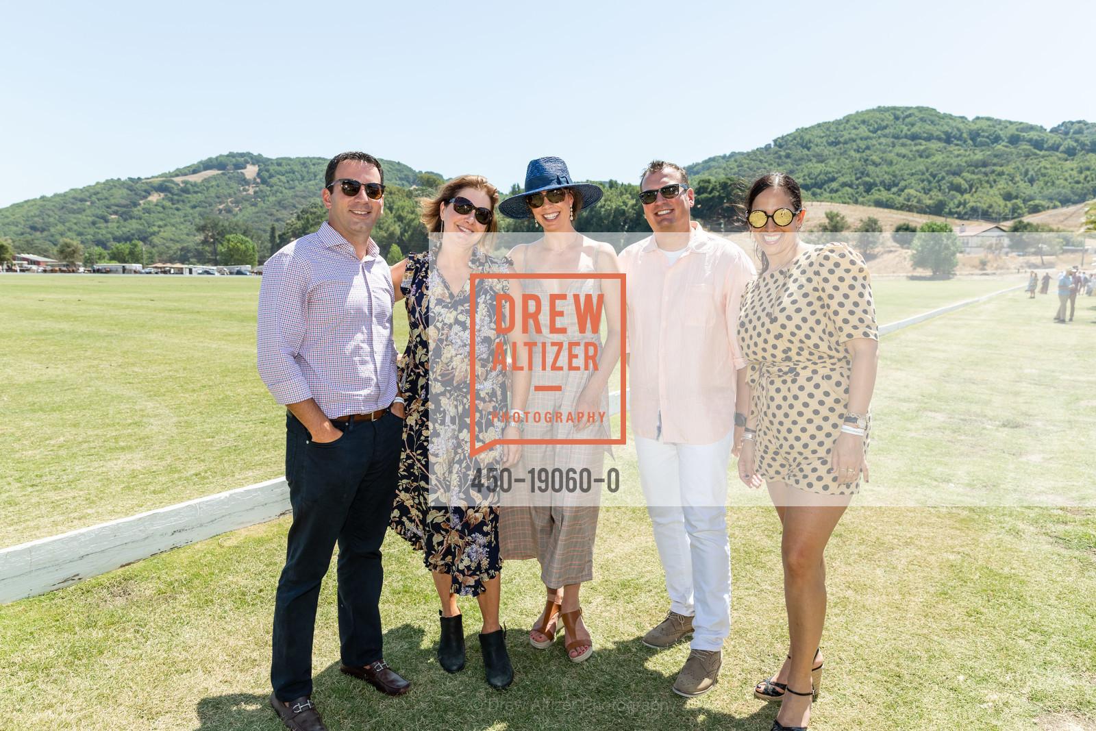 Patricia Wyrod, Megan Stromberg, Chris Stromberg, Lauren Whitlock, 2019 Oyster Cup Charity Polo Tournament, Cerro Pampa Polo Club. 1295 San Antonio Road, August 24th, 2019, Photo #450-19060-0 Patricia Wyrod, Megan Stromberg, Chris Stromberg, Lauren Whitlock, Photo #450-19060-0