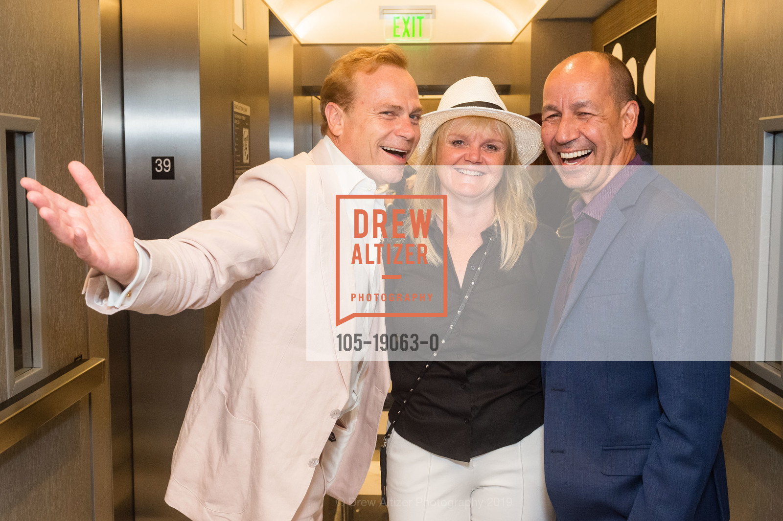 Jean-Charles Boisset, Kathy Jadallah, Sam Jadallah, Gentry's Annual Philanthropy Celebration 2019, 181 Fremont Residences, Sky Lounge and Penthouse. 181 Fremont Street, August 28th, 2019, Photo #105-19063-0 Jean-Charles Boisset, Kathy Jadallah, Sam Jadallah, Photo #105-19063-0