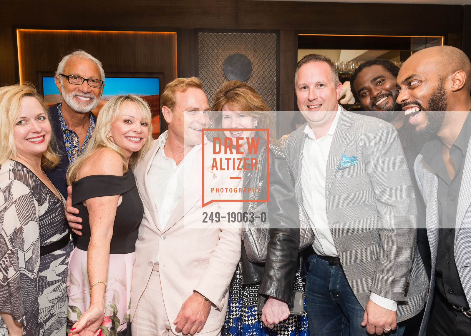 Monica Barrows, Nick Morf, Dawn Morf, Jean-Charles Boisset, Elaine Mellis, Kevin Vawter, Ashanti Branch, Gentry's Annual Philanthropy Celebration 2019, 181 Fremont Residences, Sky Lounge and Penthouse. 181 Fremont Street, August 28th, 2019, Photo #249-19063-0 Monica Barrows, Nick Morf, Dawn Morf, Jean-Charles Boisset, Elaine Mellis, Kevin Vawter, Ashanti Branch, Photo #249-19063-0