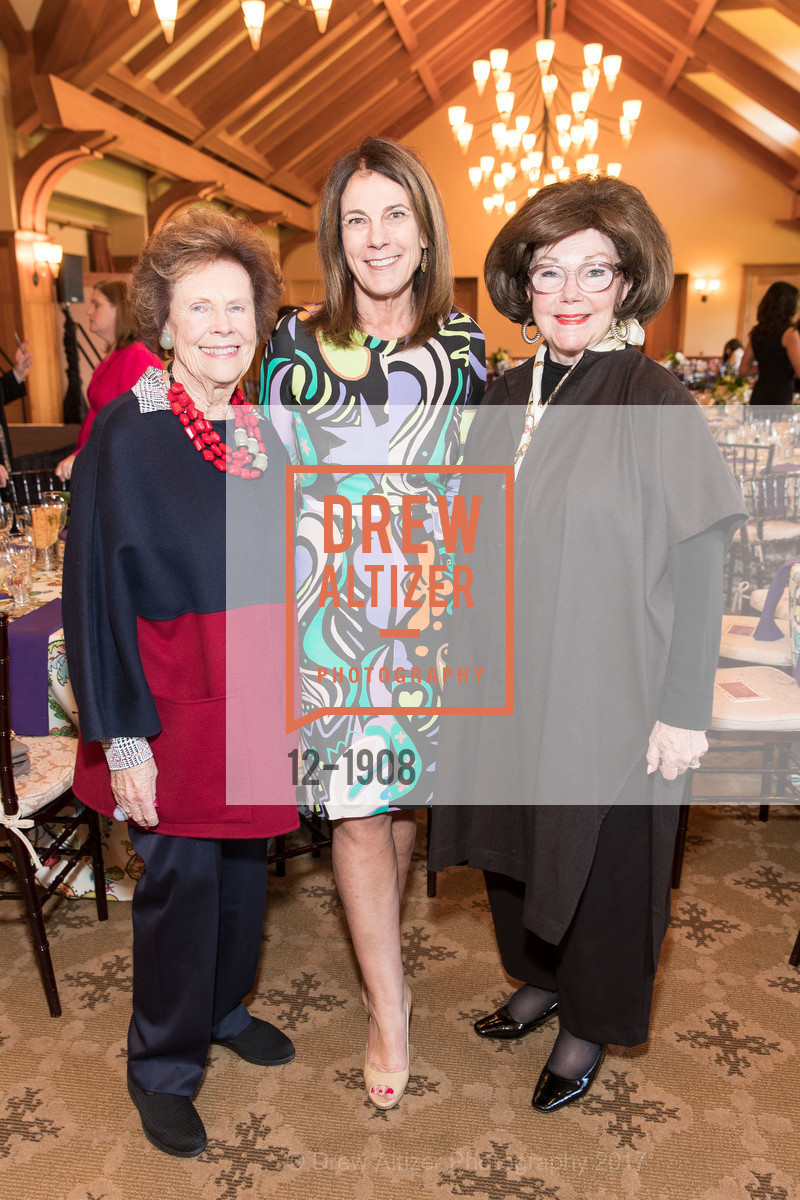 Suzanne Klein, Carla Scheifly, Barbara Campisi, Women's Health Lunch 2017, Sharon Heights Country Club, (main dining room). 900 Sand Hill Road Menlo Park, California 94025, January 31st, 2017, Photo #12-1908 Suzanne Klein, Carla Scheifly, Barbara Campisi, Photo #12-1908