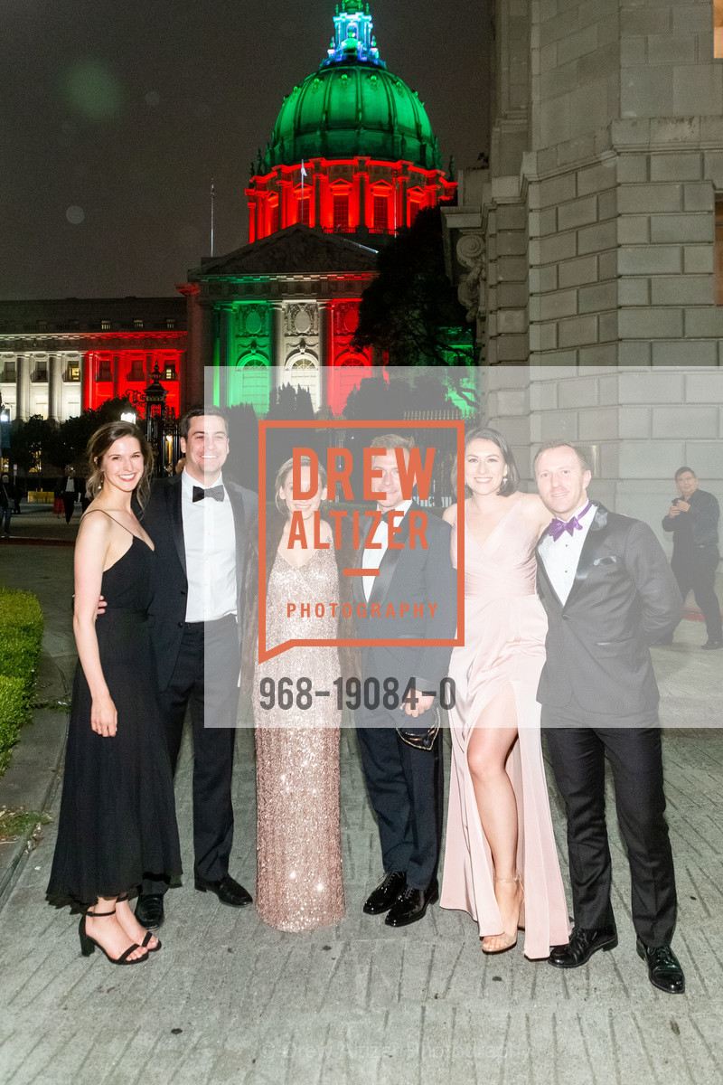 Maggie Orseth, Luke Rundle, Leah Fine, Nicholas Ruder, Olga Gordon, Steven Paul, BRAVO! Opera Gala 2019, War Memorial Opera House. 301 Van Ness Ave, Photo #968-19084-0 Maggie Orseth, Luke Rundle, Leah Fine, Nicholas Ruder, Olga Gordon, Steven Paul, Photo #968-19084-0