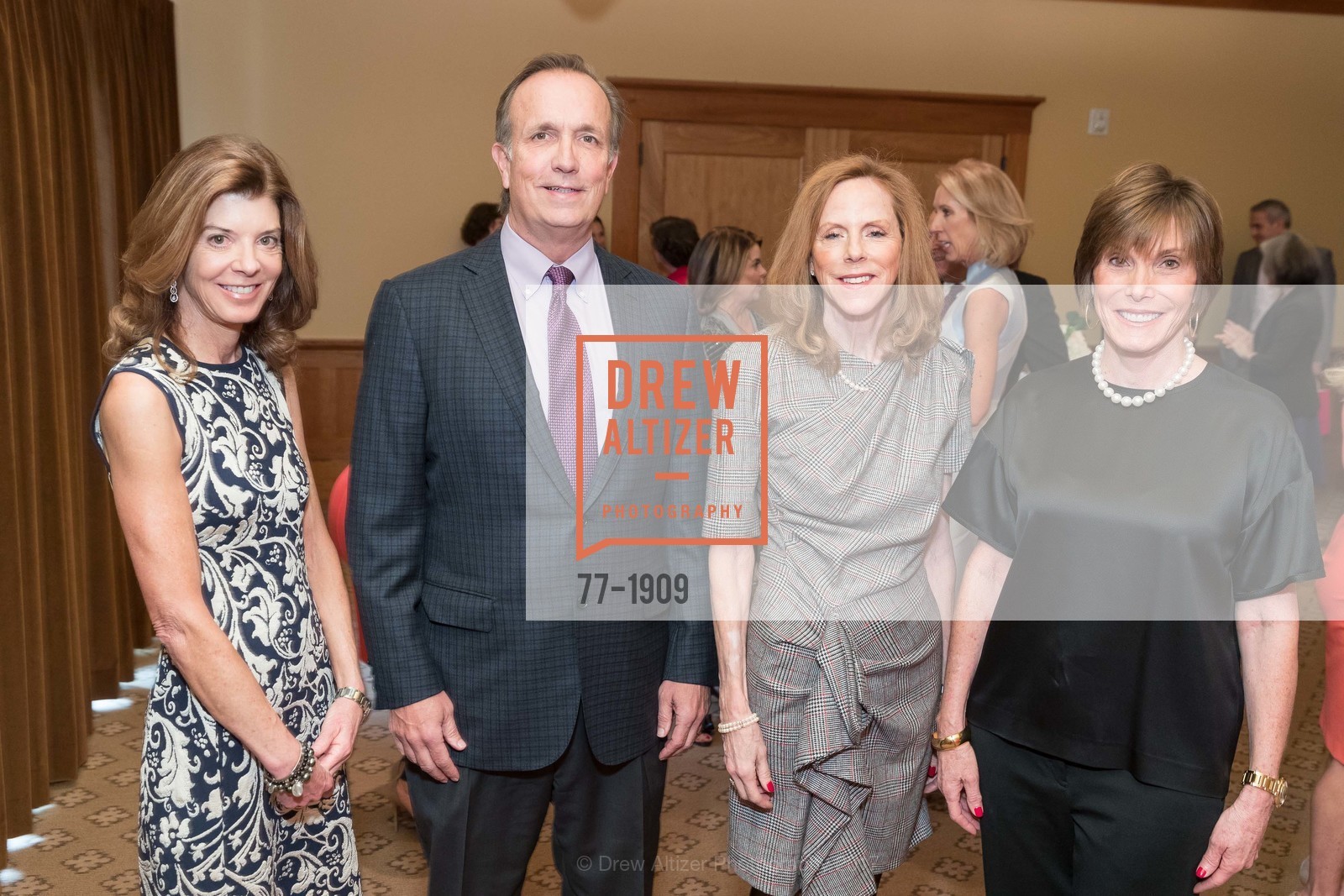 Anne Lawler, Jay Hoag, Sally Robinson, Lulu Frye, Part the Cloud Luncheon, Sharon Heights Golf & Country Club. 2900 Sand Hill Rd, February 1st, 2017, Photo #77-1909 Anne Lawler, Jay Hoag, Sally Robinson, Lulu Frye, Photo #77-1909