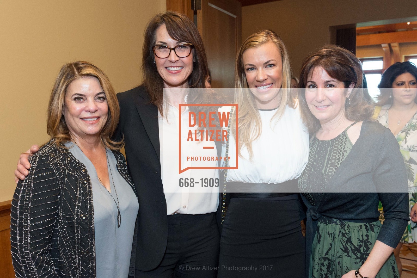 Carole Middleton, Susan Schneider Williams, Jennifer Wolfe, Karen Malekos-Smith, Part the Cloud Luncheon, Sharon Heights Golf & Country Club. 2900 Sand Hill Rd, February 1st, 2017, Photo #668-1909 Carole Middleton, Susan Schneider Williams, Jennifer Wolfe, Karen Malekos-Smith, Photo #668-1909
