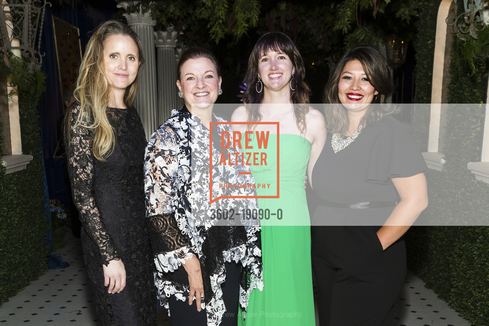 Montine Felso, Susan Malott, Megan McDonald, Diana Cavagnaro, San Francisco Opera Ball 2019, War Memorial Opera House, Photo #3602-19090-0 Montine Felso, Susan Malott, Megan McDonald, Diana Cavagnaro, Photo #3602-19090-0