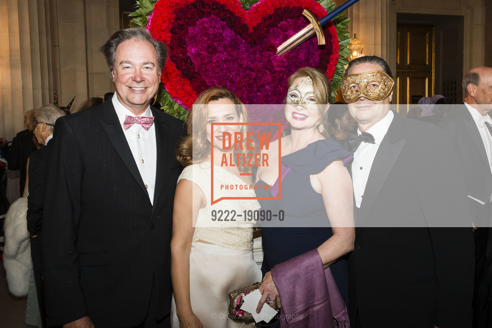 Steve Lohr, Faranak Shahroozi, Cynthia Lohr, Sam Lucente, San Francisco Opera Ball 2019, War Memorial Opera House, Photo #9222-19090-0 Steve Lohr, Faranak Shahroozi, Cynthia Lohr, Sam Lucente, Photo #9222-19090-0