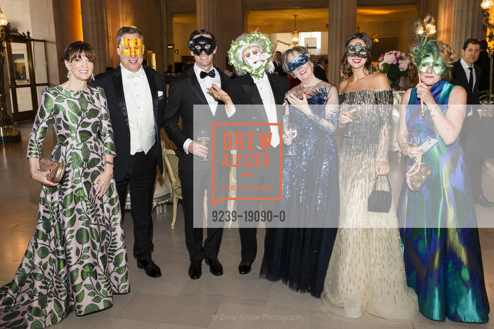Allison Speer, Nonie Ramsay, Michael Barnard, Andrew Ramsay, Klaus Murer, Nicol Dimoniuk, D D Felton, San Francisco Opera Ball 2019, War Memorial Opera House, Photo #9239-19090-0 Allison Speer, Nonie Ramsay, Michael Barnard, Andrew Ramsay, Klaus Murer, Nicol Dimoniuk, D D Felton, Photo #9239-19090-0