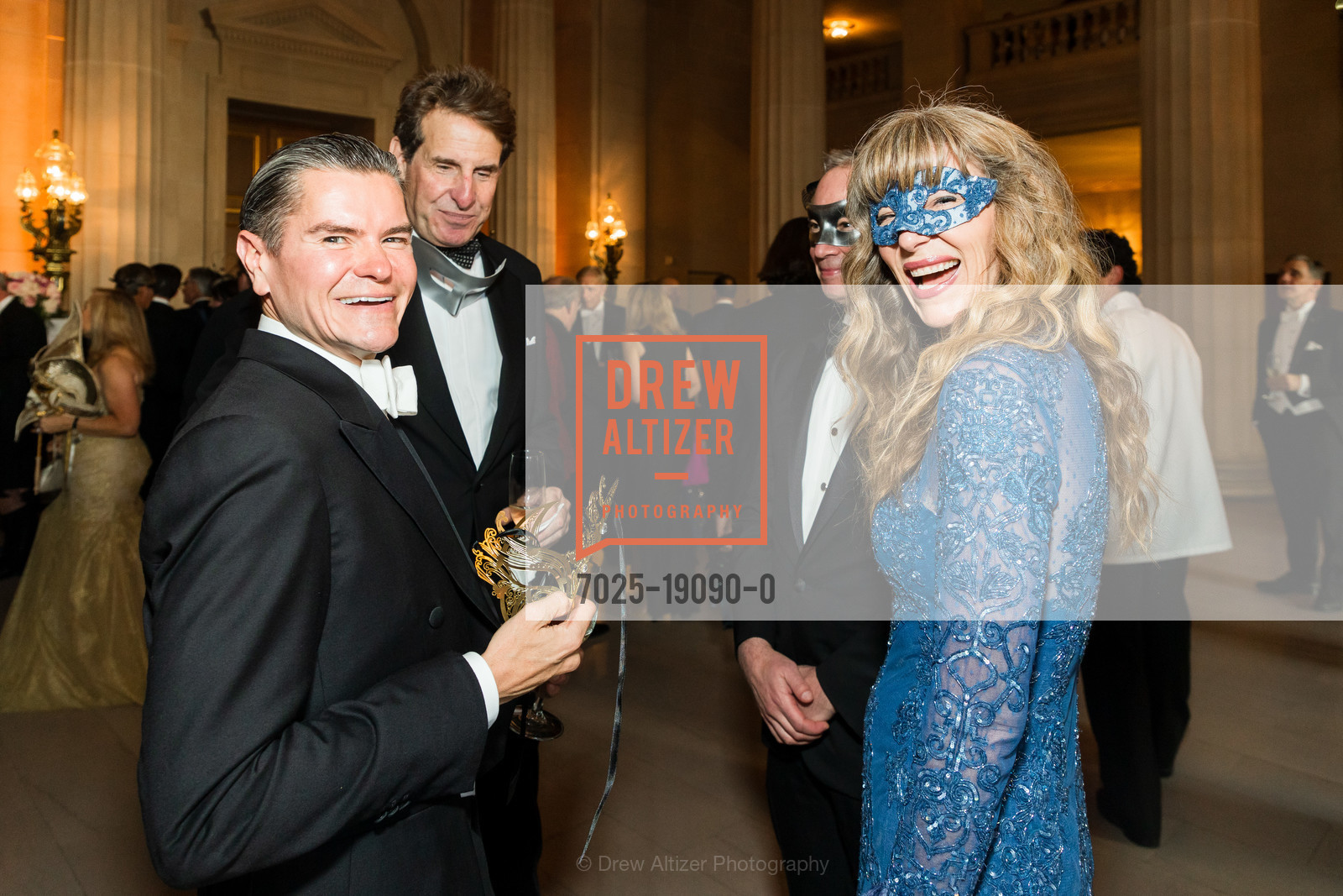 Chris Meza, Todd Kaplan, Mary Jo Kaplan, San Francisco Opera Ball 2019, War Memorial Opera House, Photo #7025-19090-0 Chris Meza, Todd Kaplan, Mary Jo Kaplan, Photo #7025-19090-0