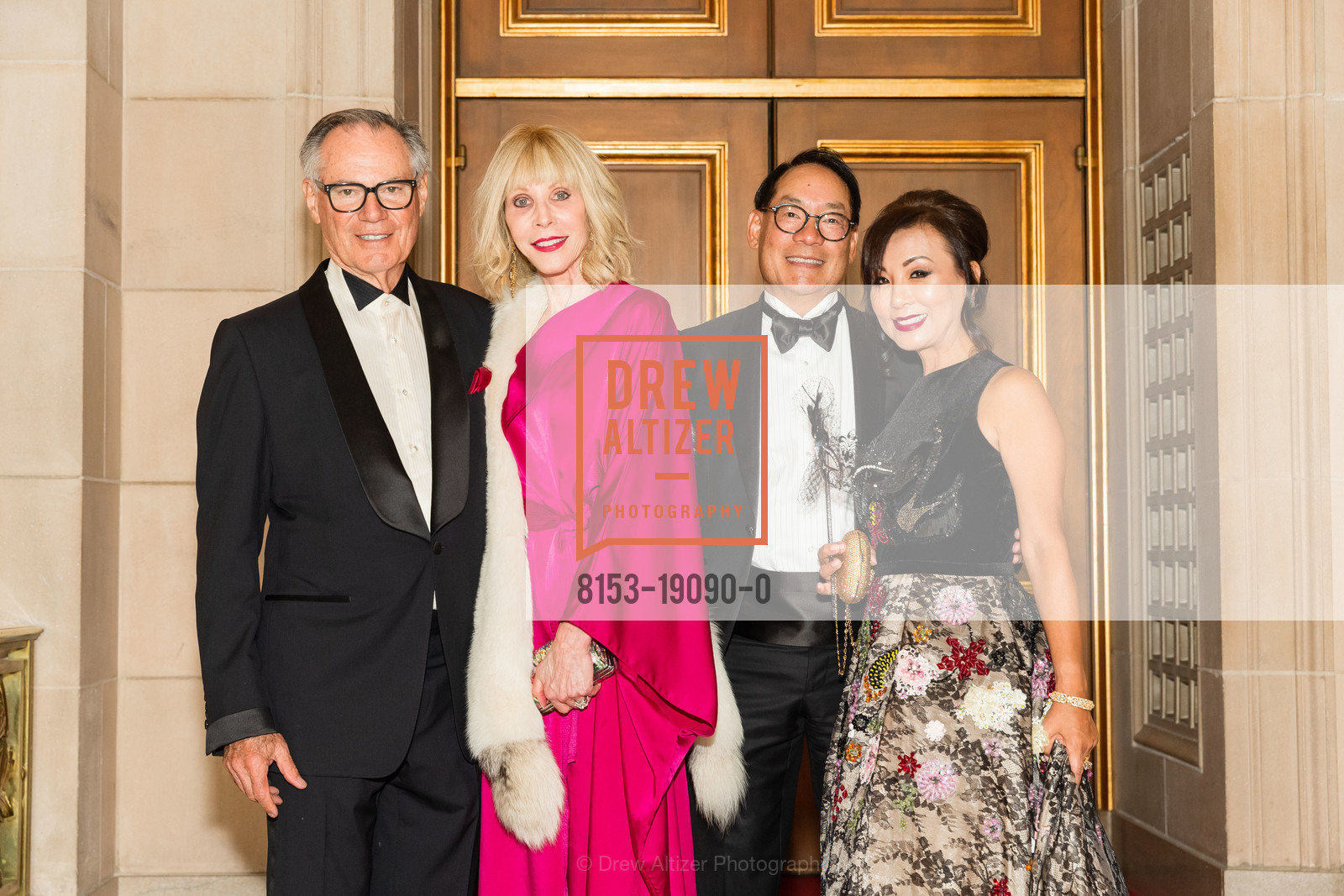 Jim Kassis, Debi Kassis, Edward Lee, Jennifer Lee, San Francisco Opera Ball 2019, War Memorial Opera House, Photo #8153-19090-0 Jim Kassis, Debi Kassis, Edward Lee, Jennifer Lee, Photo #8153-19090-0