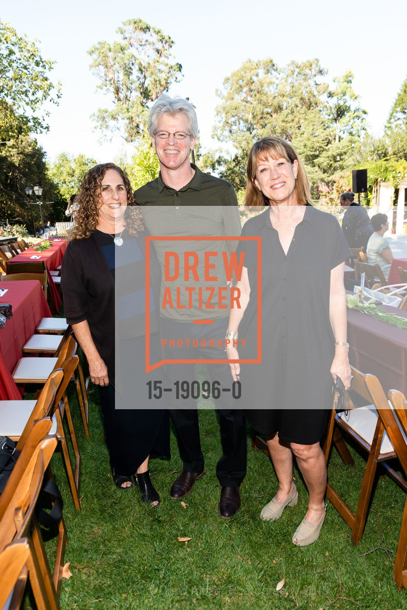 Roberta Robbins, Joel Gartland, Marcia Hansen, Montalvo Arts Center Annual Food & Wine Classic 2019, Montalvo Arts Center. 15400 Montalvo Road, September 8th, 2019, Photo #15-19096-0 Roberta Robbins, Joel Gartland, Marcia Hansen, Photo #15-19096-0