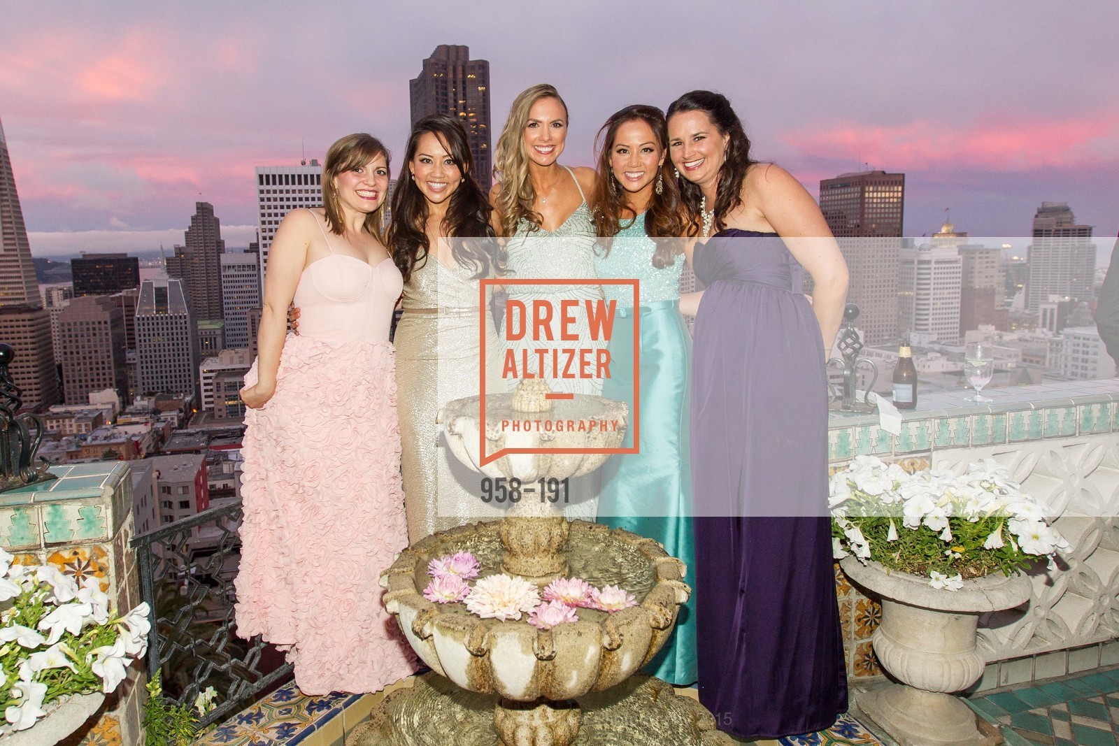 Jonna Constantine, Jessica Leung, Michelle Bertino, Emily Leung, Kristen Leep, Spinsters of San Francisco Annual Ball 2015, Penthouse at the Fairmont San Francisco (950 Mason Street). 950 Mason Street, June 28th, 2015,Drew Altizer, Drew Altizer Photography, full-service agency, private events, San Francisco photographer, photographer california