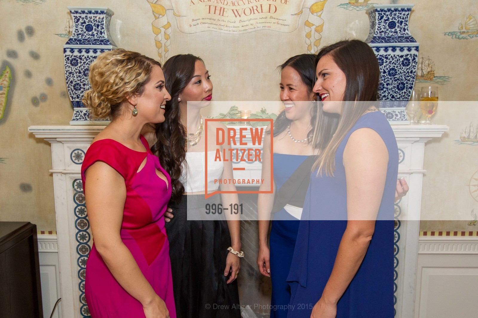 Christina Cardosa, Eileen Chou, MaiLing Lai, Laura Masing, Spinsters of San Francisco Annual Ball 2015, Penthouse at the Fairmont San Francisco (950 Mason Street). 950 Mason Street, June 28th, 2015,Drew Altizer, Drew Altizer Photography, full-service agency, private events, San Francisco photographer, photographer california