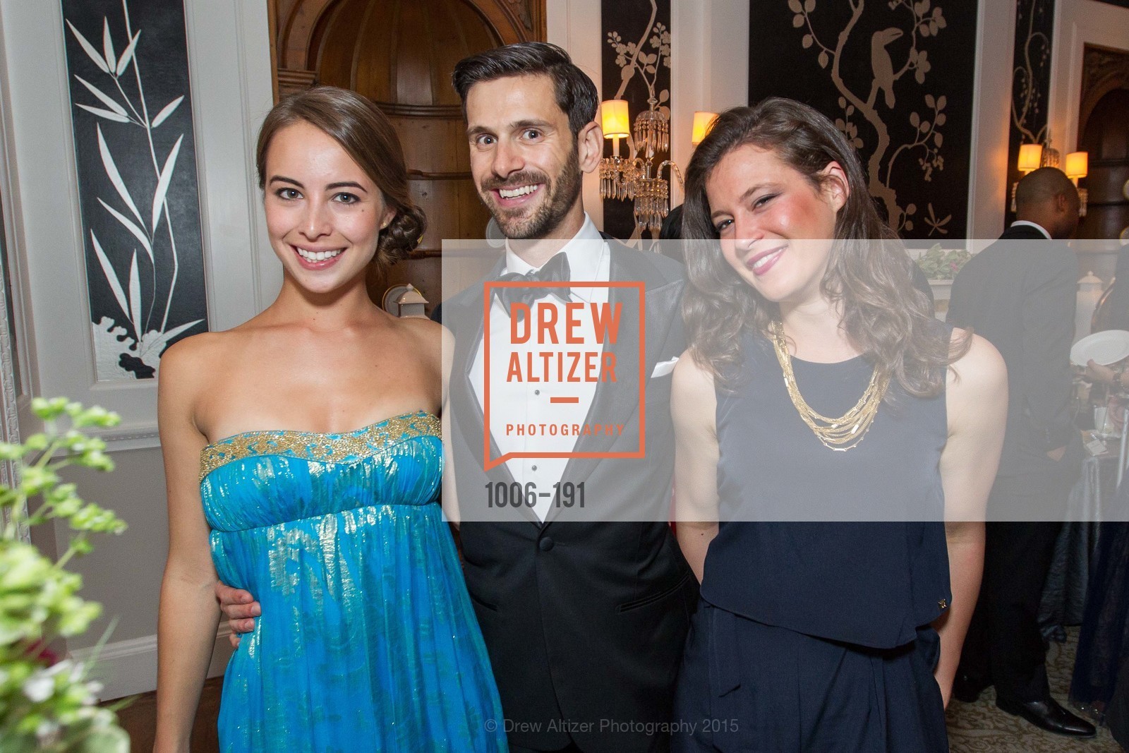 Juliette Carnoy, Brennan Angel, Celine Buell, Spinsters of San Francisco Annual Ball 2015, Penthouse at the Fairmont San Francisco (950 Mason Street). 950 Mason Street, June 28th, 2015,Drew Altizer, Drew Altizer Photography, full-service agency, private events, San Francisco photographer, photographer california
