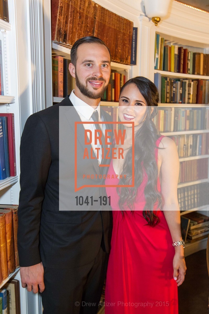 Kevin Oliver, Angela Rail, Gucci & Vogue Dinner, Penthouse at the Fairmont San Francisco (950 Mason Street). Penthouse at the Fairmont San Francisco (950 Mason Street), . 950 Mason Street, June 28th, 2015, Photo #1041-191 Kevin Oliver, Angela Rail, Photo #1041-191