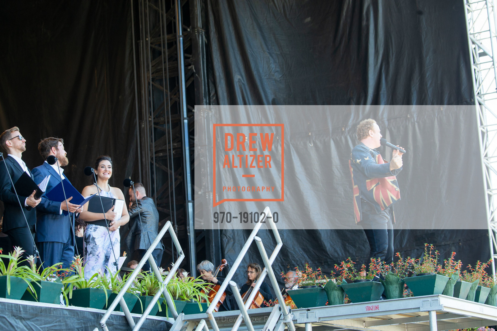 Edward Nelson, Christopher Oglesby, Ashley Dixon, Lucas Meachem, San Francisco's Opera in the Park 2019, Golden Gate Park, Robin Williams Meadows, Photo #970-19102-0 Edward Nelson, Christopher Oglesby, Ashley Dixon, Lucas Meachem, Photo #970-19102-0