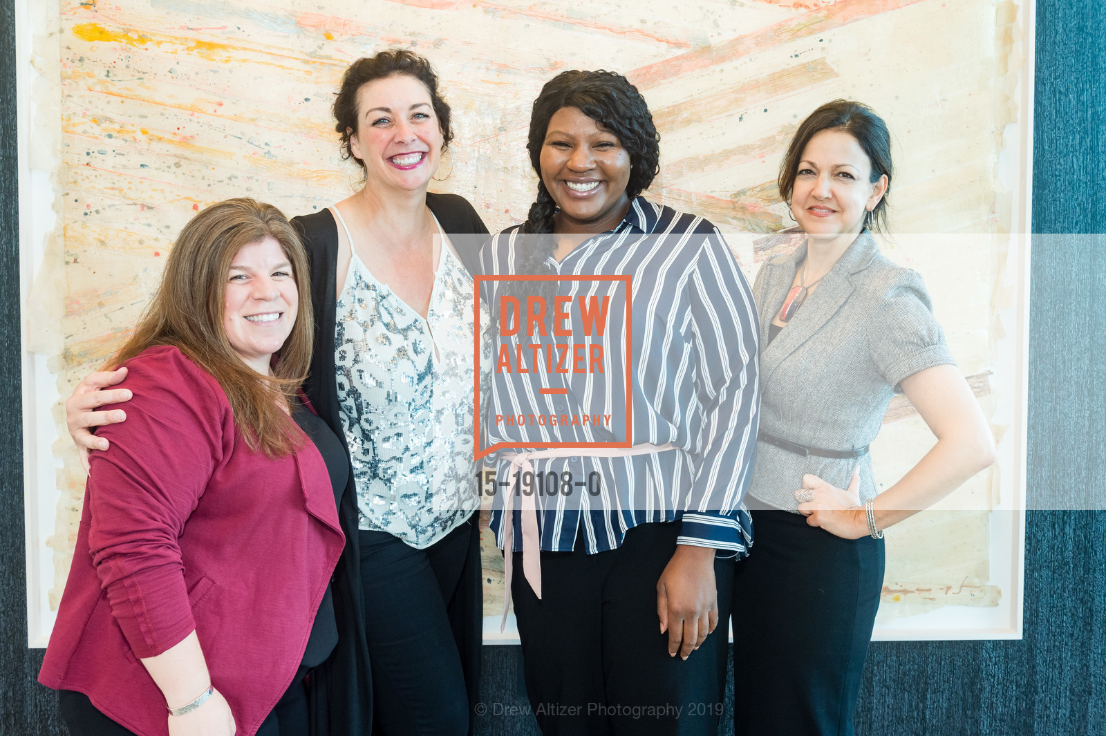 Daniele Hurwitz, Monica Riebli, Kimberly Jones, Jessica Powers, 181 Fremont and City of Hope Host Reception for 2019 Spirit of Life Awardee Jeff Hoopes, 181 Fremont Residences, Penthouse. 181 Fremont Street, September 10th, 2019, Photo #15-19108-0 Daniele Hurwitz, Monica Riebli, Kimberly Jones, Jessica Powers, Photo #15-19108-0