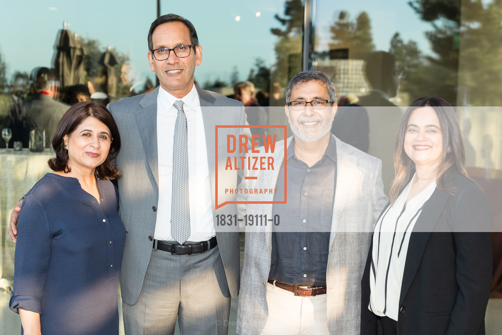 Sangeeta Mehrotra, Raj Singh, Sanjay Mehrotra, Priya Singh, New Stanford Hospital Donor Dinner 2019, Stanford Hospital. 500 Pasteur Drive, September 10th, 2019, Photo #1831-19111-0 Sangeeta Mehrotra, Raj Singh, Sanjay Mehrotra, Priya Singh, Photo #1831-19111-0