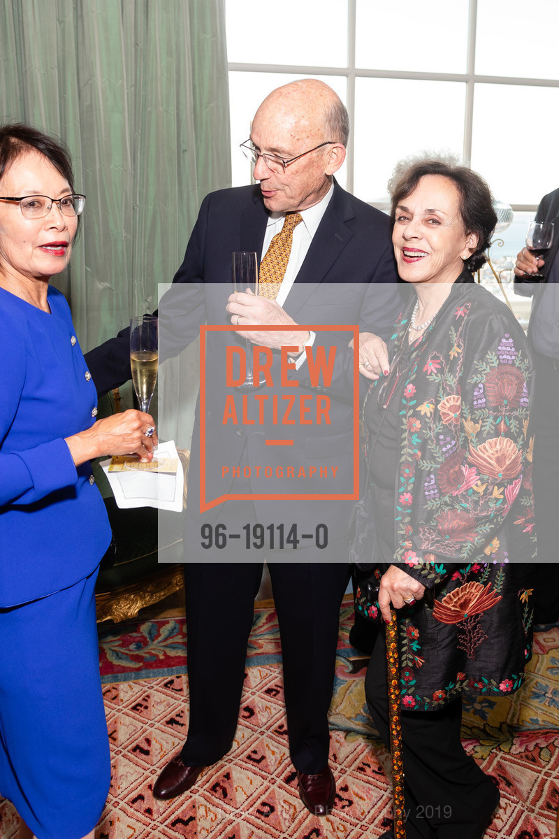 Victoria Nakamura, Bob Belknap, Irene Belknap, Gordon and Ann Getty Host Merola Opera, Private Residence, September 10th, 2019, Photo #96-19114-0 Victoria Nakamura, Bob Belknap, Irene Belknap, Photo #96-19114-0