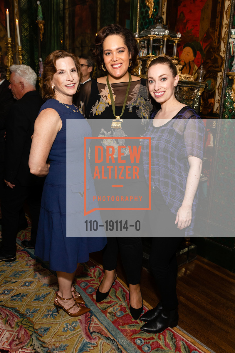 Maria Quiros, Alexandra Armantrading, Leslie Katter, Gordon and Ann Getty Host Merola Opera, Private Residence, September 10th, 2019, Photo #110-19114-0 Maria Quiros, Alexandra Armantrading, Leslie Katter, Photo #110-19114-0