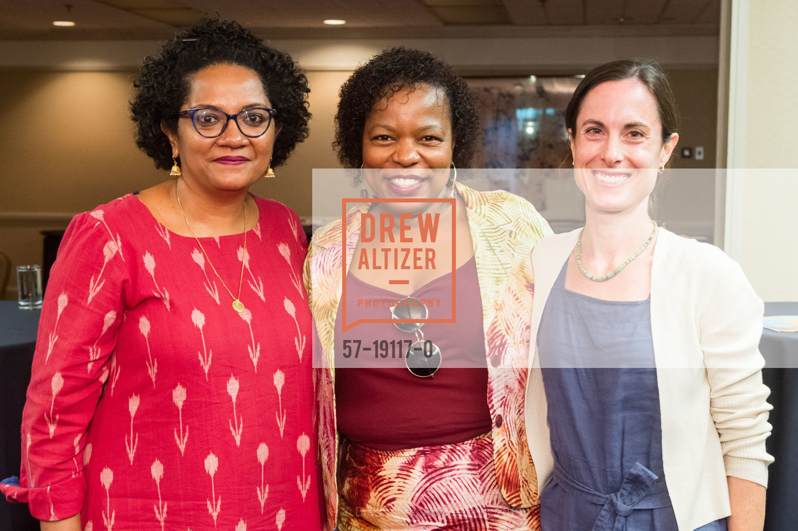 Michelle Rebby, Latanya Mapp Frett, Adeline Azrack, Women's Funding Network Conference and VIP Reception with Former President of Ireland Mary Robinson, Hotel Kabuki. 1625 Post Street, September 12th, 2019, Photo #57-19117-0 Michelle Rebby, Latanya Mapp Frett, Adeline Azrack, Photo #57-19117-0