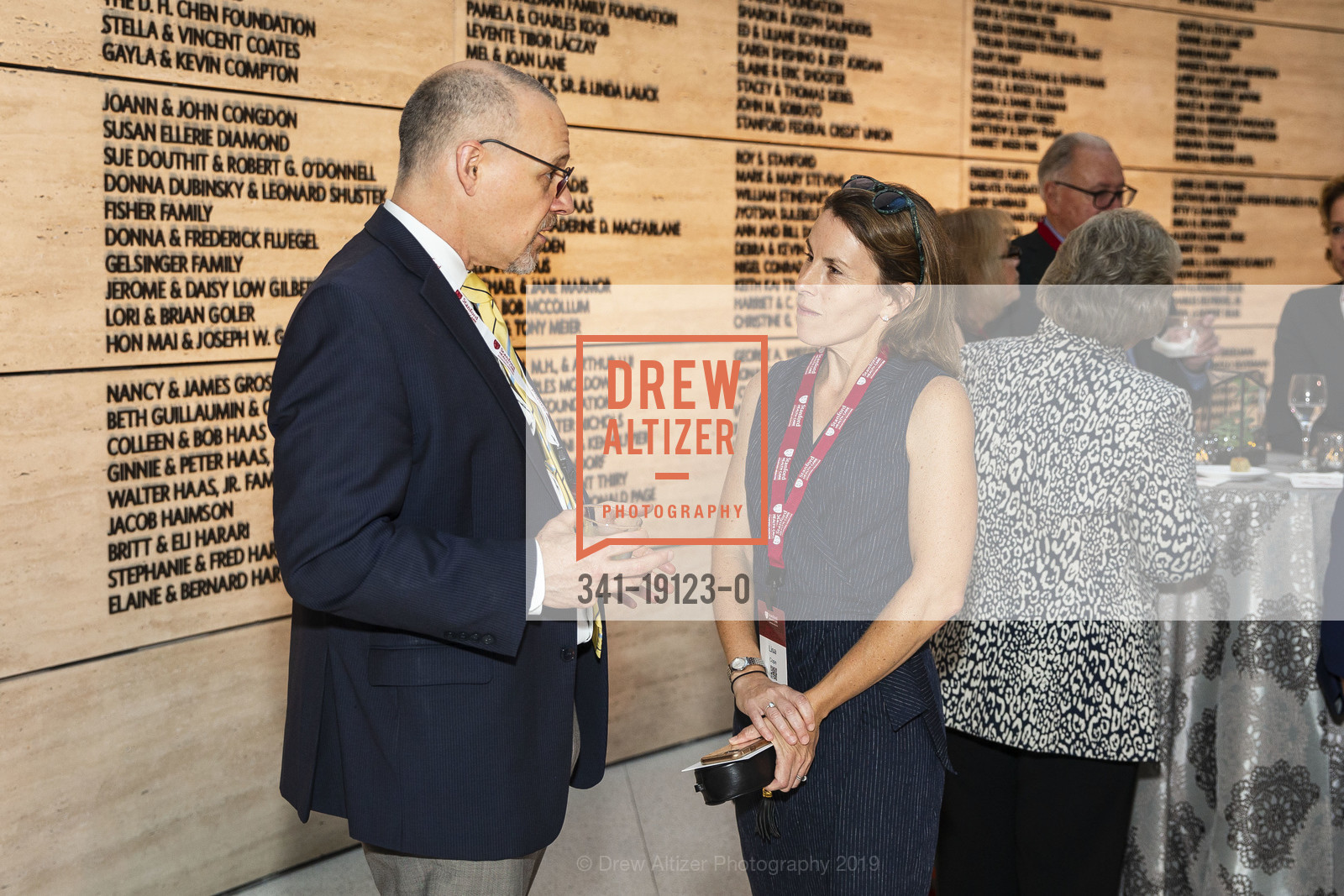Clifford Harris, Lisa Cope, The New Stanford Hospital Donor Reception, Stanford Hospital. 500 Pasteur Drive, September 11th, 2019, Photo #341-19123-0 Clifford Harris, Lisa Cope, Photo #341-19123-0