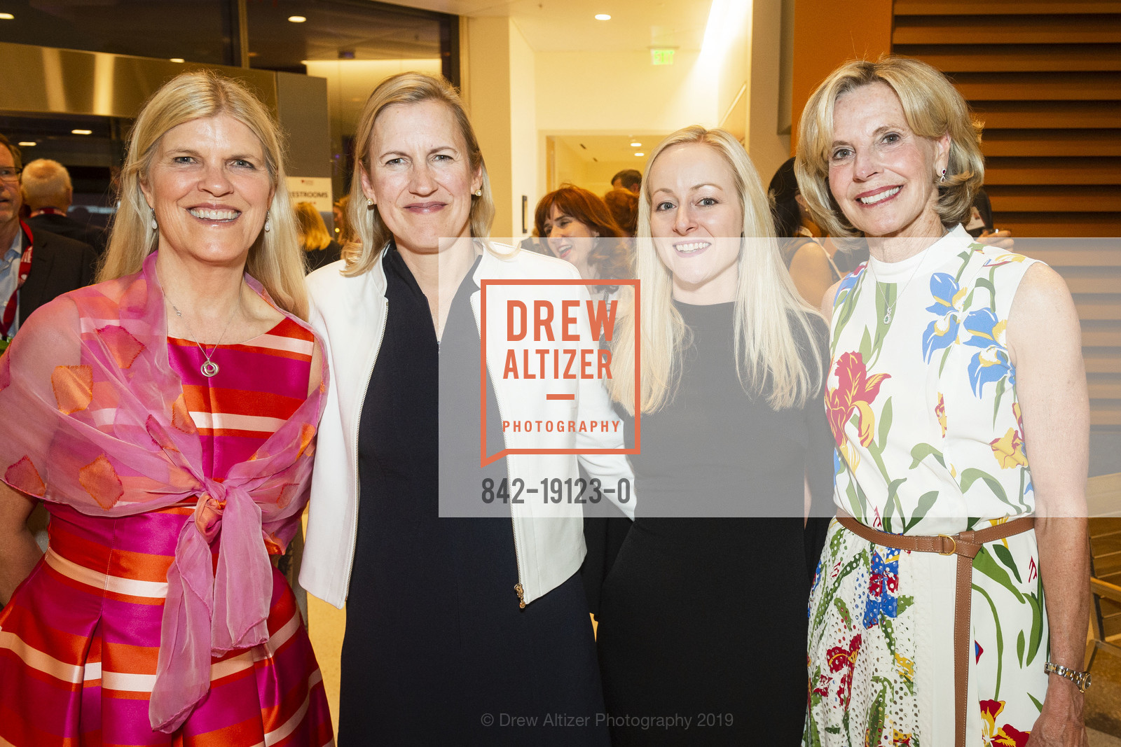Julia Hartung, Eugenie Van Wynen, Sheri Lockwood, Ann Rossi, The New Stanford Hospital Donor Reception, Stanford Hospital. 500 Pasteur Drive, September 11th, 2019, Photo #842-19123-0 Julia Hartung, Eugenie Van Wynen, Sheri Lockwood, Ann Rossi, Photo #842-19123-0
