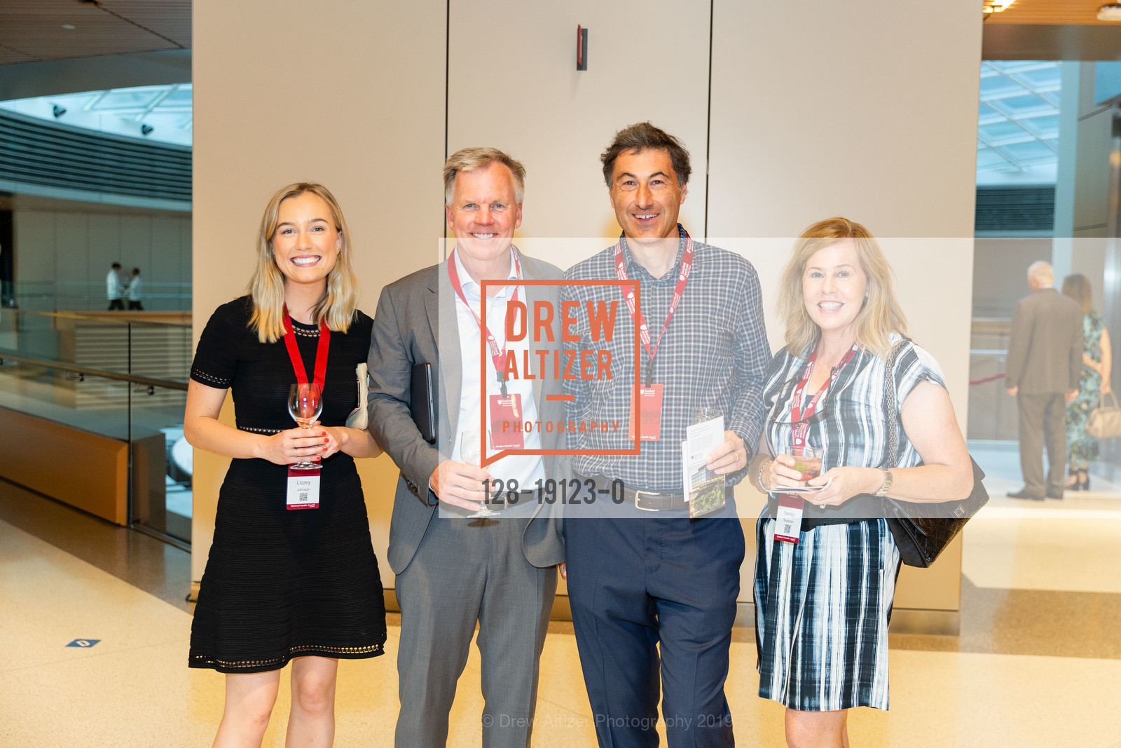 Lizzey Johnson, Ron Johnson, Nancy Tevanian, The New Stanford Hospital Donor Reception, Stanford Hospital. 500 Pasteur Drive, September 11th, 2019, Photo #128-19123-0 Lizzey Johnson, Ron Johnson, Nancy Tevanian, Photo #128-19123-0