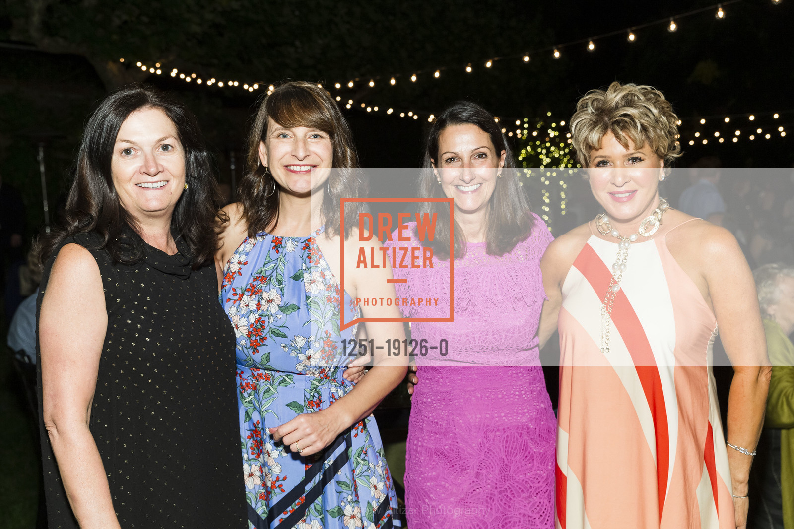 Stephanie Colbert-Howley, Jenifer Beswick, Elaine Breeze, Brenda Schembri, Filoli's Gala in the Garden 2019, Filoli Historic House & Gardens. 86 Cañada Road, Photo #1251-19126-0 Stephanie Colbert-Howley, Jenifer Beswick, Elaine Breeze, Brenda Schembri, Photo #1251-19126-0