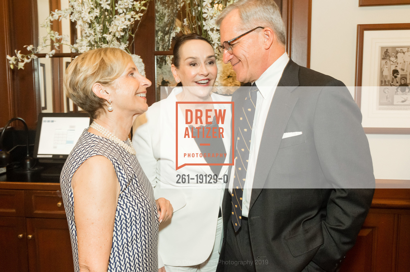 Caroilne Daniels, Elisa Stephens, Kent Krizman, Celebrating the Life of Alan Malouf, Olympic Club Lakeside. 599 CA-35, September 13th, 2019, Photo #261-19129-0 Caroilne Daniels, Elisa Stephens, Kent Krizman, Photo #261-19129-0