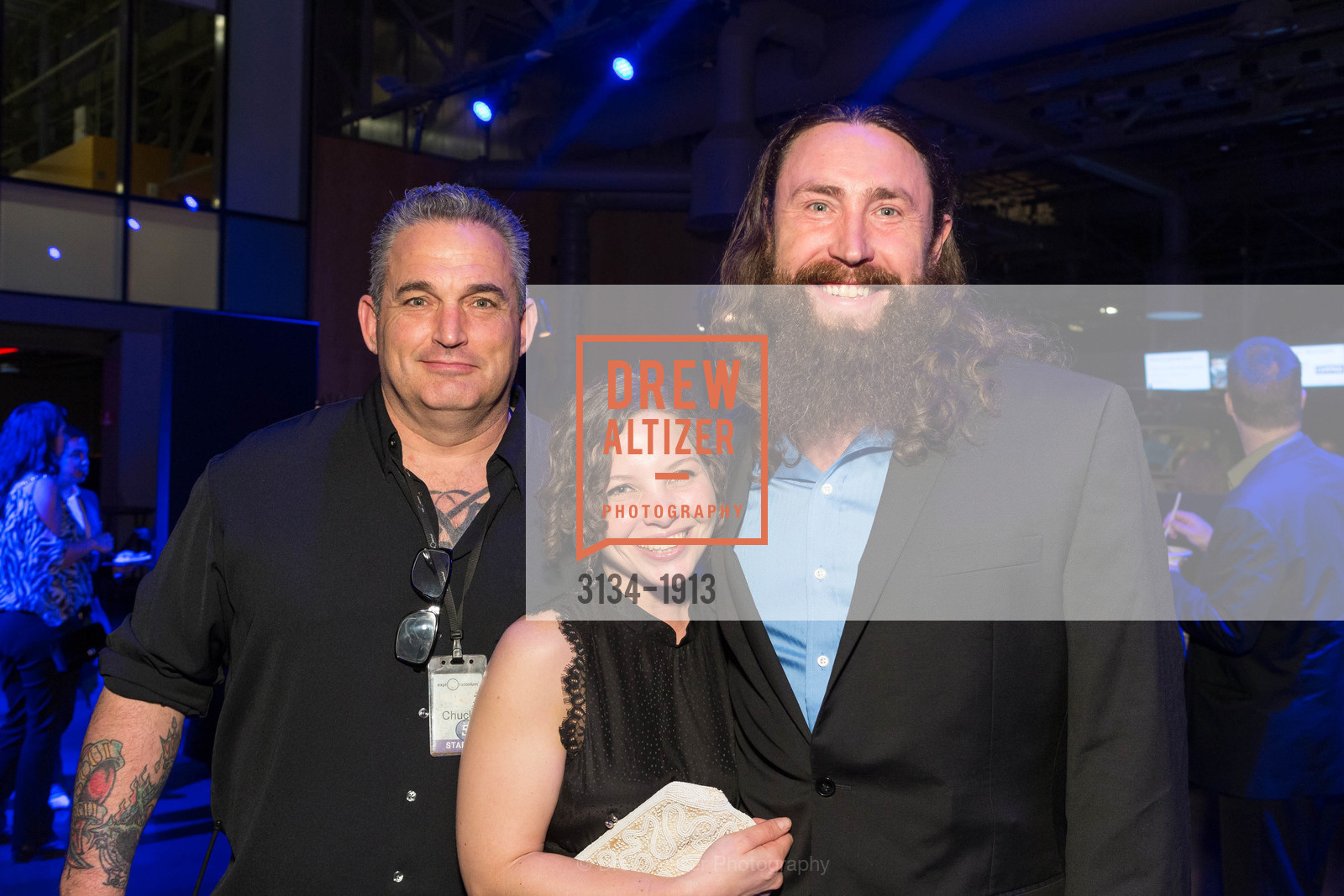 Chuck Mignacco, Erin Baltazar, Jesse Macunny, Science of Cocktails 2017, Exploratorium. Pier 15 Embarcadero, Photo #3134-1913 Chuck Mignacco, Erin Baltazar, Jesse Macunny, Photo #3134-1913