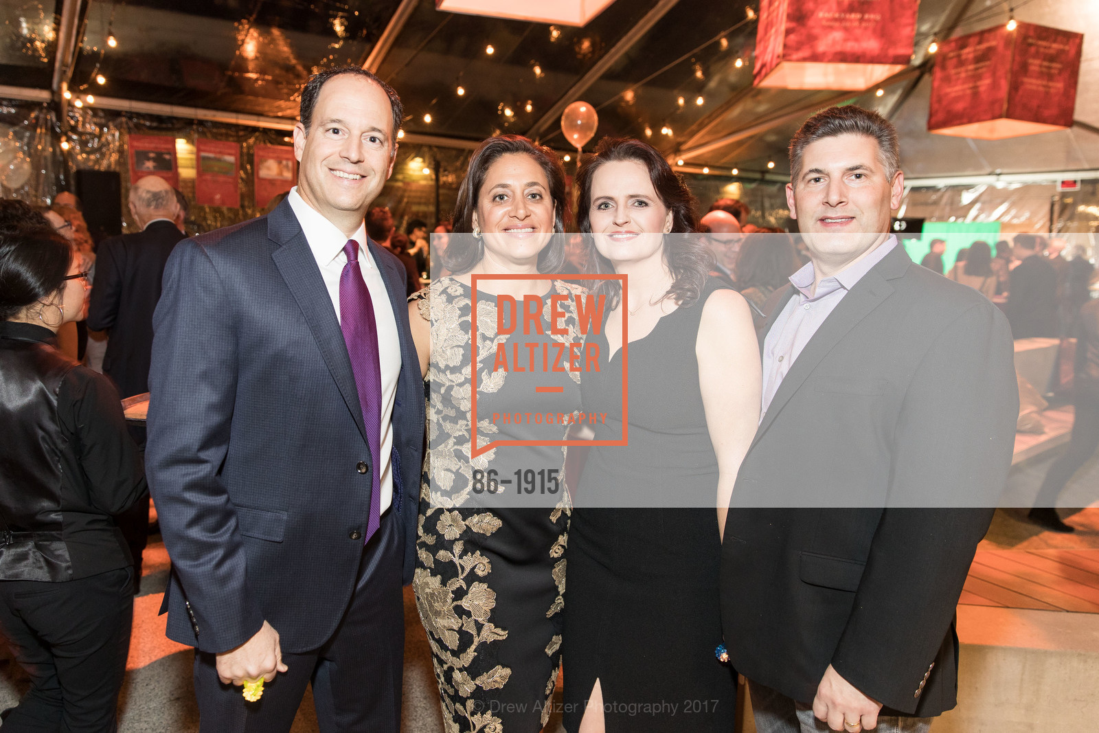 Zack Bodner, Ronit Bodner, Carolyn Nash, Adam Nash, OFJCC Benefit Featuring Michael Franti, Oshman Family JCC. 3921 Fabian Way, Palo Alto, United States, February 4th, 2017, Photo #86-1915 Zack Bodner, Ronit Bodner, Carolyn Nash, Adam Nash, Photo #86-1915