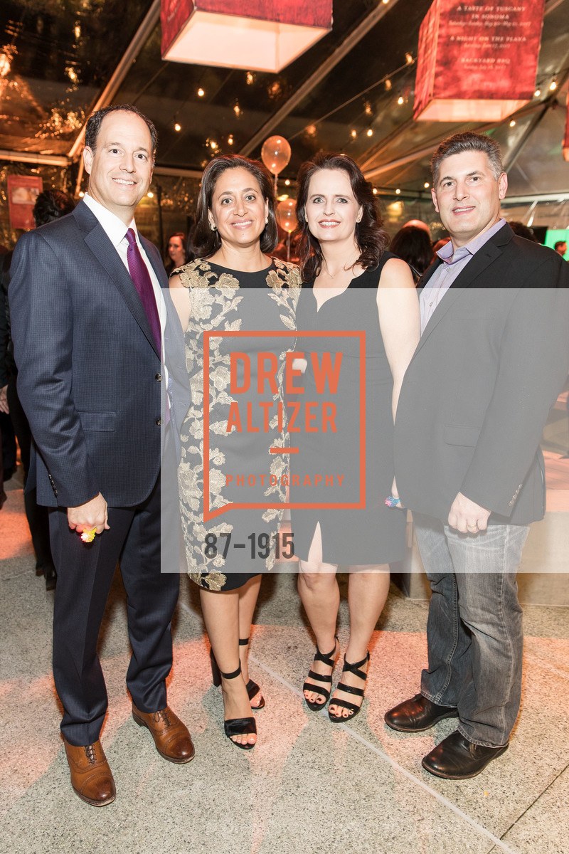 Zack Bodner, Ronit Bodner, Carolyn Nash, Adam Nash, OFJCC Benefit Featuring Michael Franti, Oshman Family JCC. 3921 Fabian Way, Palo Alto, United States, February 4th, 2017, Photo #87-1915 Zack Bodner, Ronit Bodner, Carolyn Nash, Adam Nash, Photo #87-1915