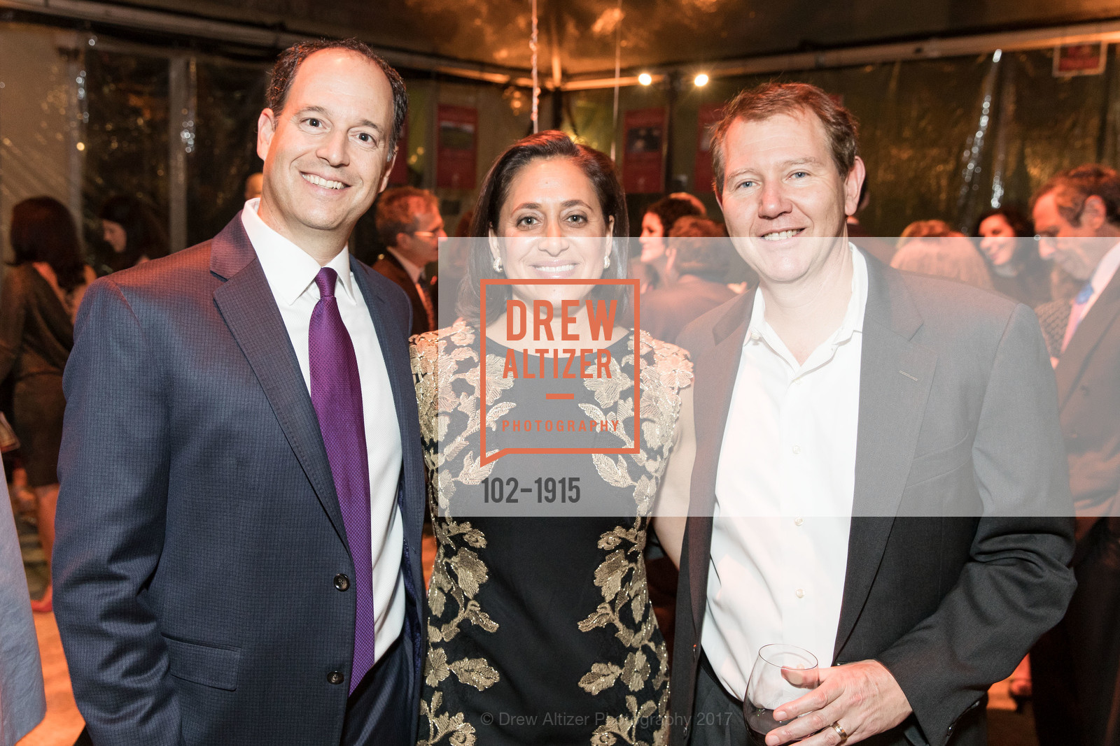 Zack Bodner, Ronit Bodner, Greg Scharff, OFJCC Benefit Featuring Michael Franti, Oshman Family JCC. 3921 Fabian Way, Palo Alto, United States, February 4th, 2017, Photo #102-1915 Zack Bodner, Ronit Bodner, Greg Scharff, Photo #102-1915