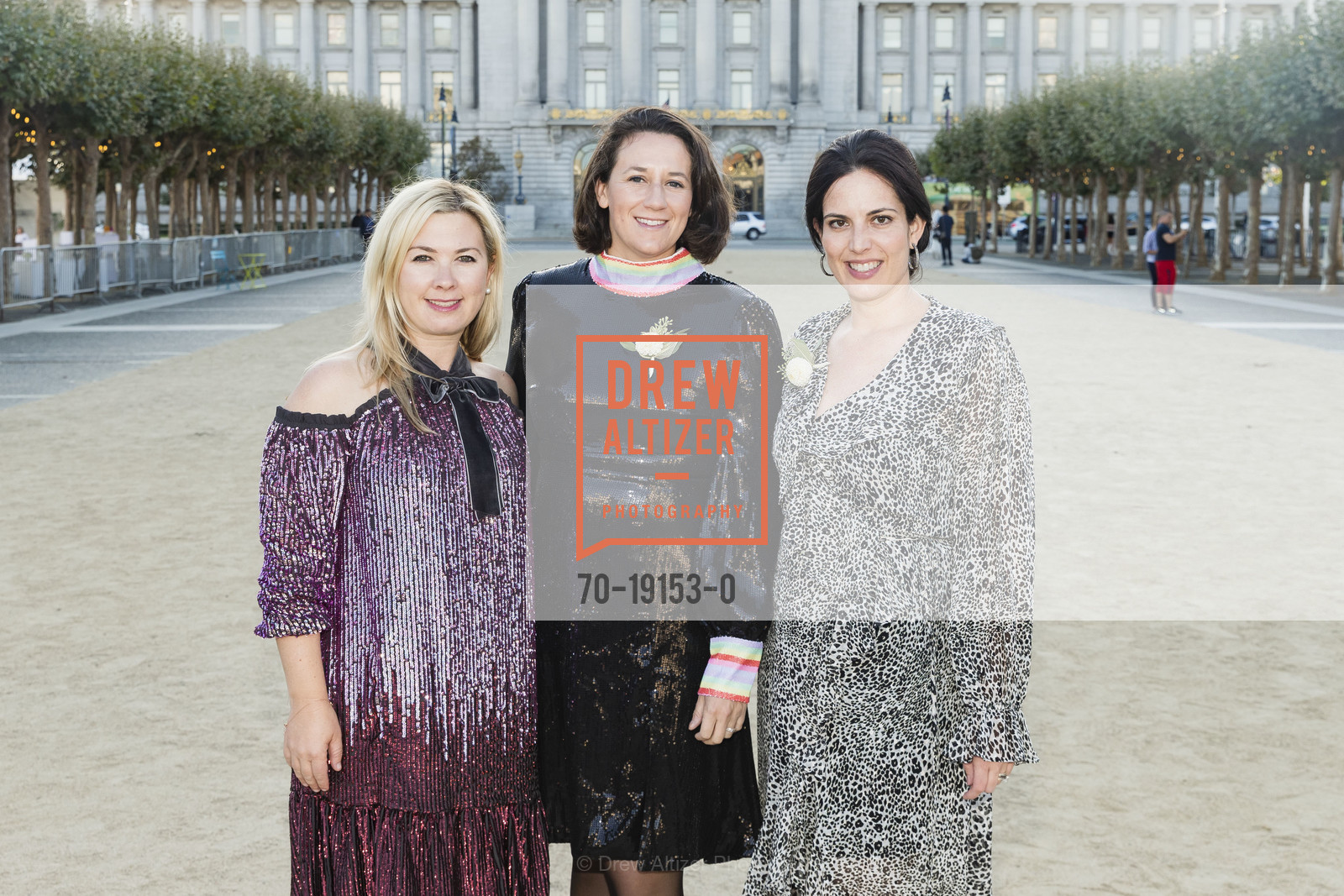 Michelle Harris, Mollie Gardner Hector, Katy Congdon Williams, Party for the Parks 2019, Civic Center Plaza, September 14th, 2019, Photo #70-19153-0 Michelle Harris, Mollie Gardner Hector, Katy Congdon Williams, Photo #70-19153-0