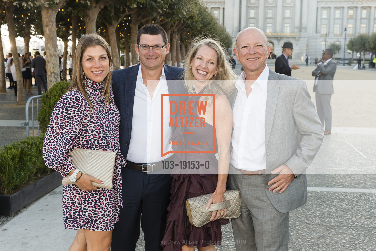 Laurie Carrade, Marty Carrade, Melissa McWilliams, Keith McWilliams, Party for the Parks 2019, Civic Center Plaza, September 14th, 2019, Photo #103-19153-0 Laurie Carrade, Marty Carrade, Melissa McWilliams, Keith McWilliams, Photo #103-19153-0