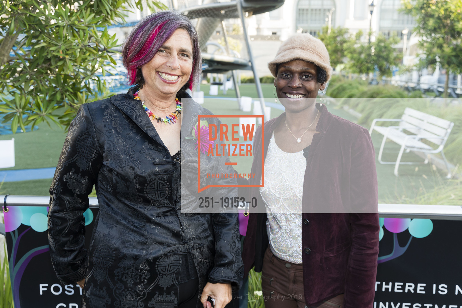 Martha Erhenfield, Yolanda Molette, Party for the Parks 2019, Civic Center Plaza, September 14th, 2019, Photo #251-19153-0 Martha Erhenfield, Yolanda Molette, Photo #251-19153-0