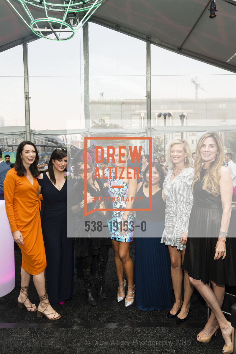 Leanne Bates, Alex Hoffman, Celia Barut, Jamie Addington, Tahira Ali, Valerie Lind, Karen Dexter, Party for the Parks 2019, Civic Center Plaza, September 14th, 2019, Photo #538-19153-0 Leanne Bates, Alex Hoffman, Celia Barut, Jamie Addington, Tahira Ali, Valerie Lind, Karen Dexter, Photo #538-19153-0