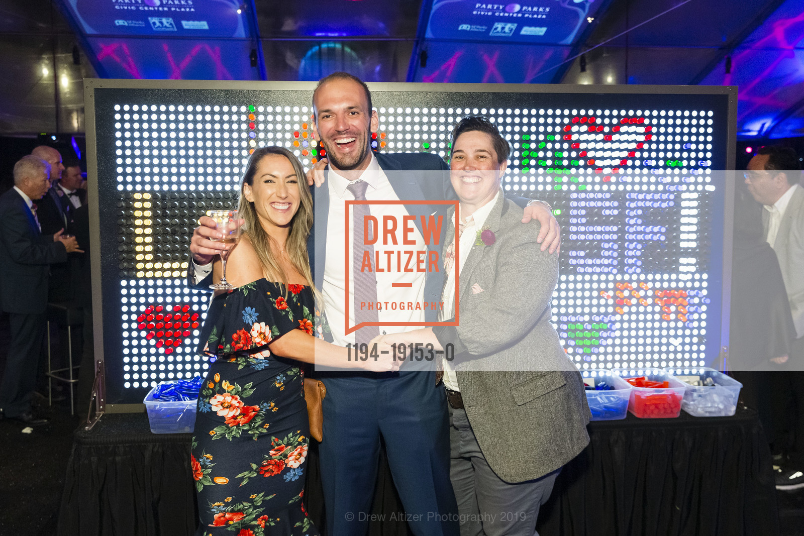 Casey Brush, Rob Wilson, Kirsten Krehbiel, Party for the Parks 2019, Civic Center Plaza, September 14th, 2019, Photo #1194-19153-0 Casey Brush, Rob Wilson, Kirsten Krehbiel, Photo #1194-19153-0