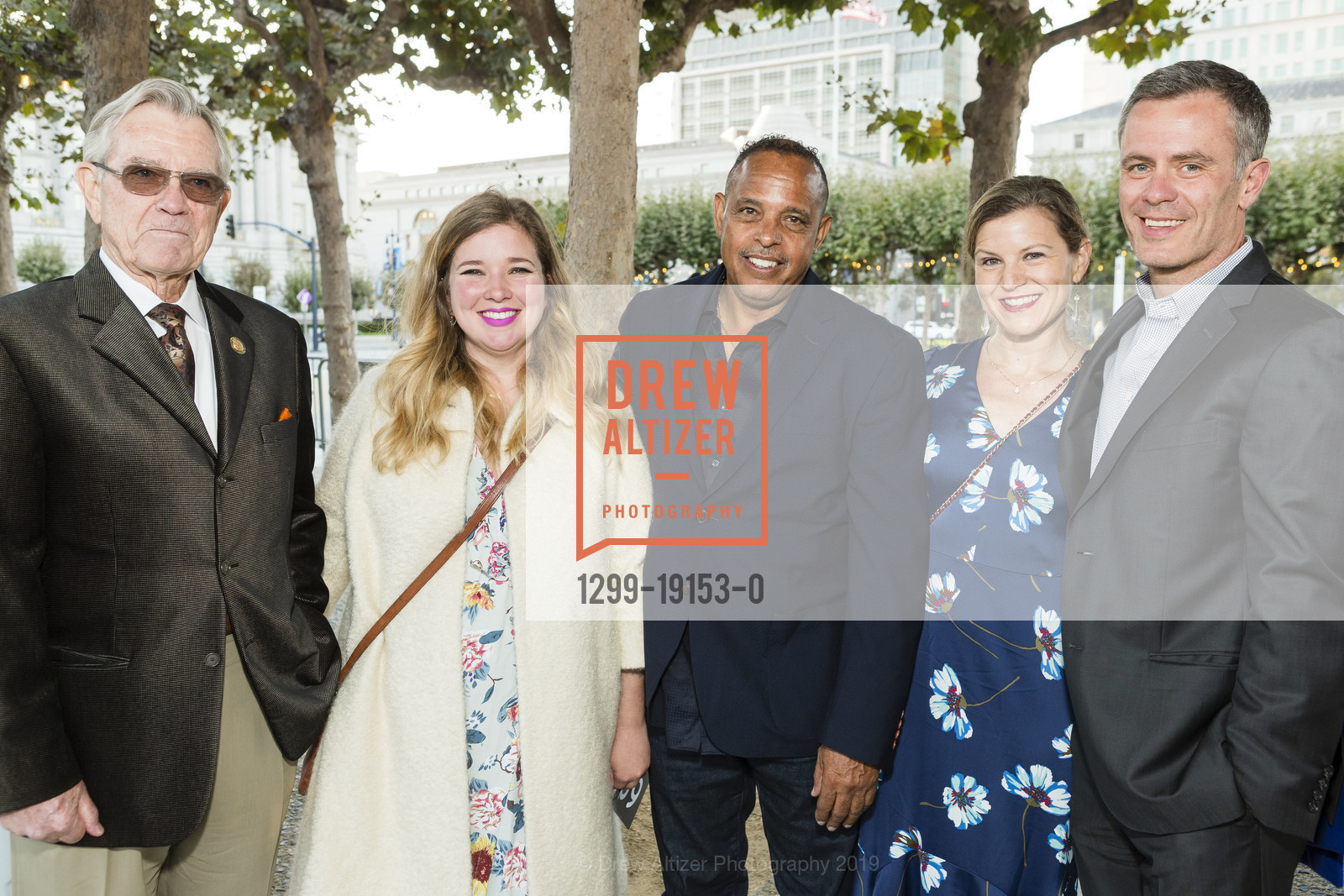 Tom Harrison, Ashley Summers, Robert Watkins, Abigail Maher, Luke Maher, Party for the Parks 2019, Civic Center Plaza, September 14th, 2019, Photo #1299-19153-0 Tom Harrison, Ashley Summers, Robert Watkins, Abigail Maher, Luke Maher, Photo #1299-19153-0