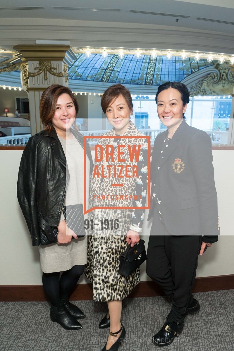 Sharon Li, Janet Yu, Maggie Honda, Stella McCartney Client Luncheon, Neiman Marcus, Rotunda Restaurant. 150 Stockton St, February 8th, 2017, Photo #91-1916 Sharon Li, Janet Yu, Maggie Honda, Photo #91-1916