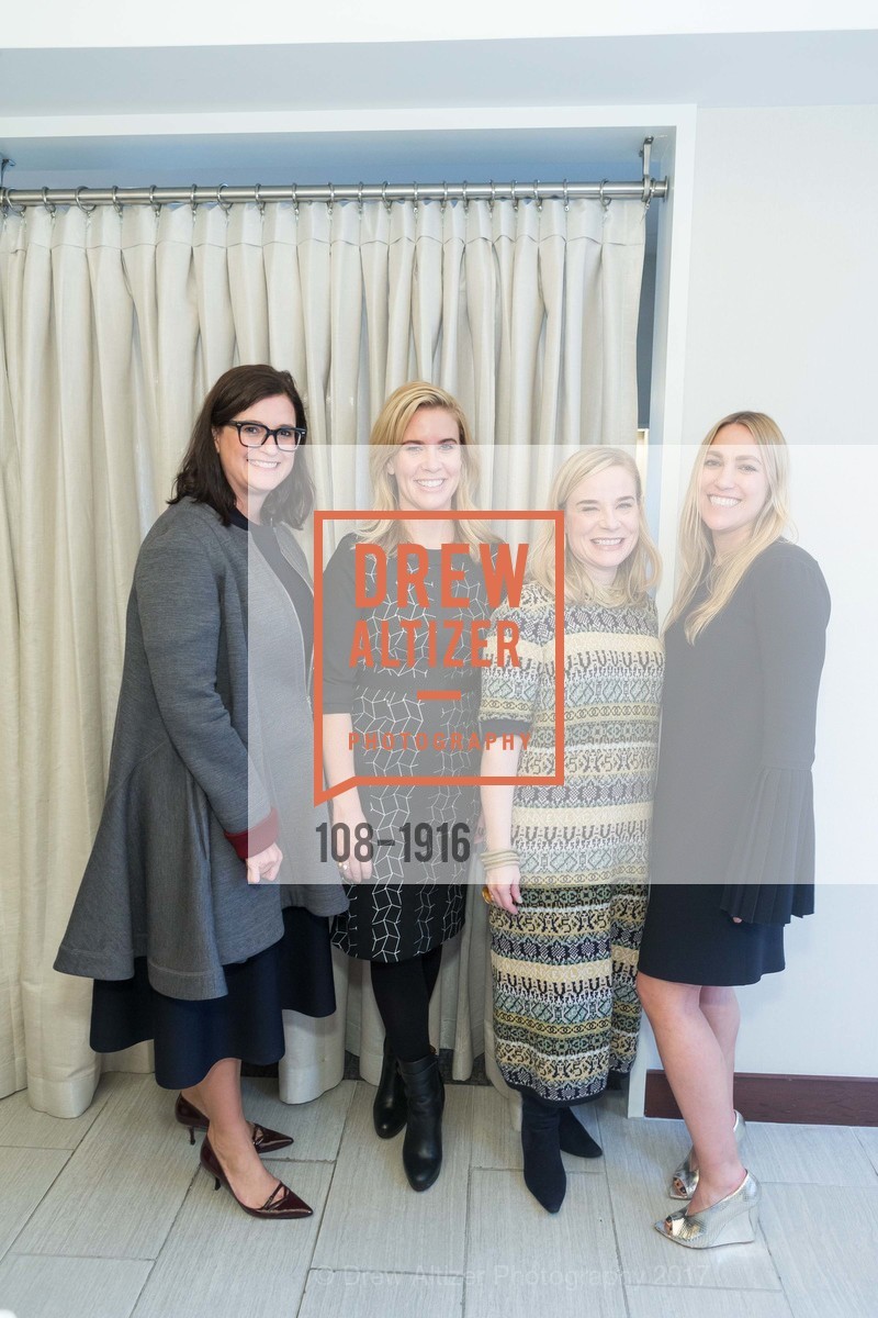 Pam Brewster, Martha Miller, Jane Spray, Erica Fitzpatrick, Stella McCartney Client Luncheon, Neiman Marcus, Rotunda Restaurant. 150 Stockton St, February 8th, 2017, Photo #108-1916 Pam Brewster, Martha Miller, Jane Spray, Erica Fitzpatrick, Photo #108-1916