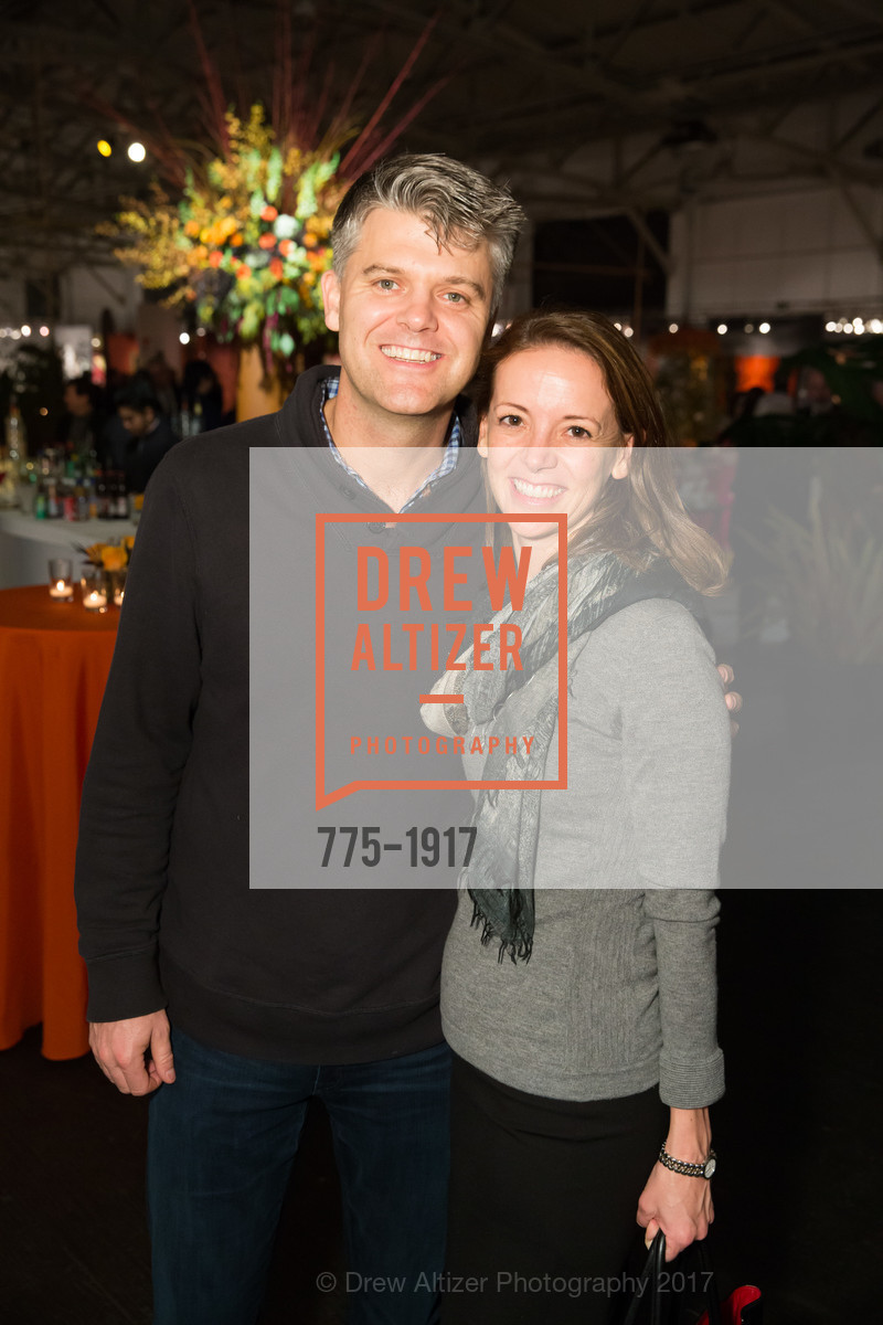 Chris Collins, Georgia Collins, San Francisco Tribal & Textile Art Show Opening Preview Gala, Fort Mason. Festival Pavilion 2 Marina Blvd, February 9th, 2017, Photo #775-1917 Chris Collins, Georgia Collins, Photo #775-1917