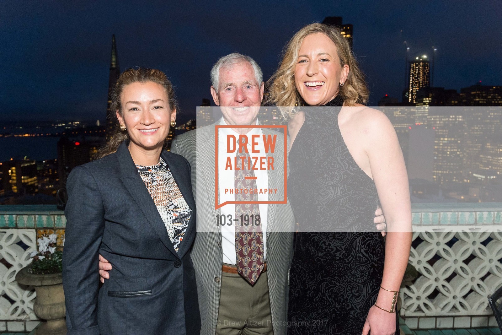 Cate Dorr, Tom Callinan, Kim Chambers, The 29th Annual Guardsmen Celebrity Dinner & Sports Auction, Fairmont Hotel. 950 Mason St, February 9th, 2017, Photo #103-1918 Cate Dorr, Tom Callinan, Kim Chambers, Photo #103-1918