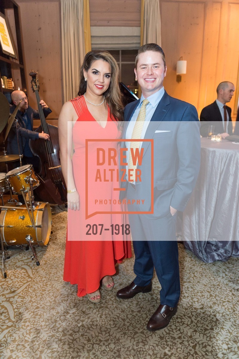 Anjou Ahlborn Kay, Neil Kay, The 29th Annual Guardsmen Celebrity Dinner & Sports Auction, Fairmont Hotel. 950 Mason St, February 9th, 2017, Photo #207-1918 Anjou Ahlborn Kay, Neil Kay, Photo #207-1918