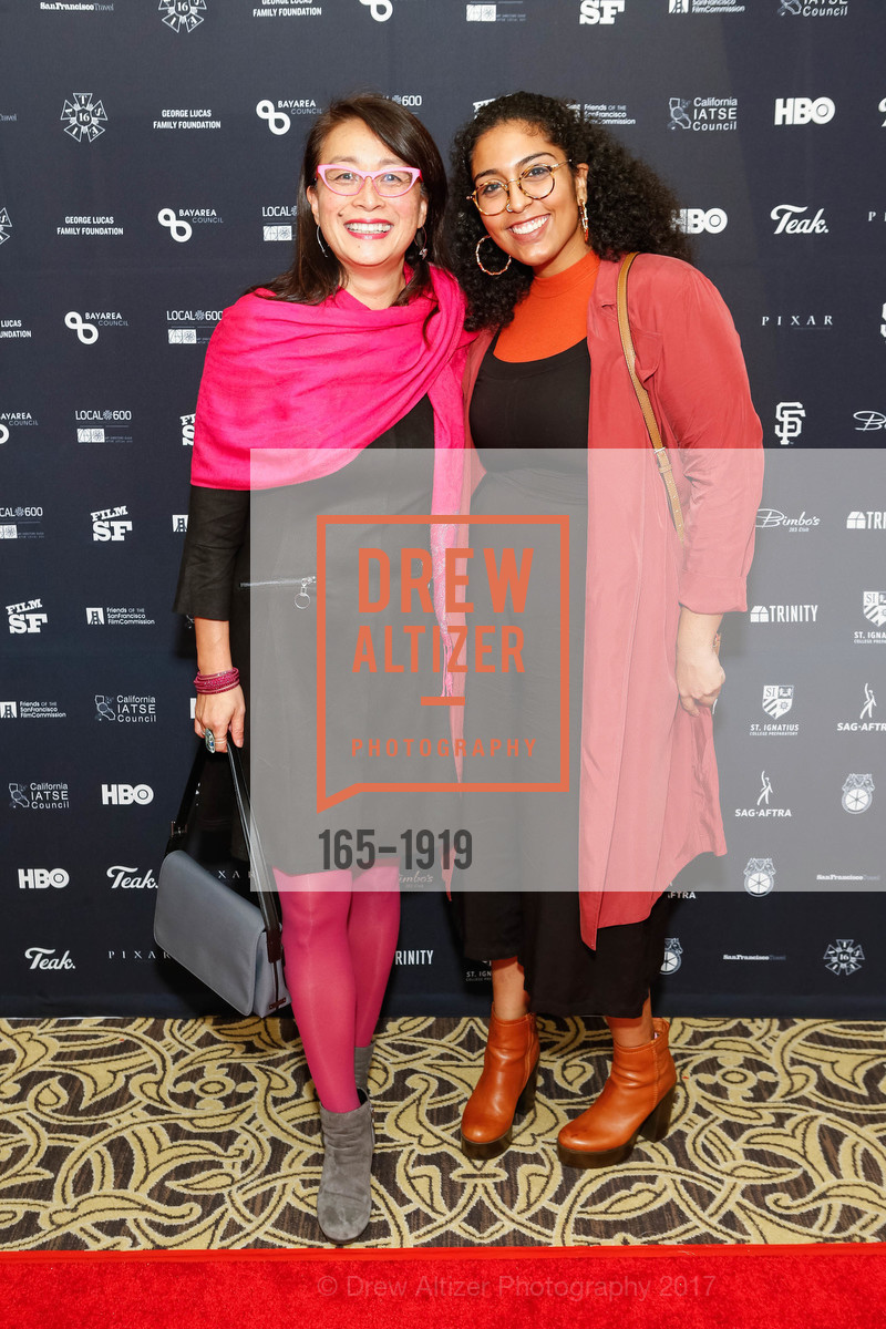 Villy Wang, Senait Haile Mariam, Friends of the San Francisco Film Commission - Tribute to Chris Columbus, Fairmont San Francisco-Hotel, Gold Room. 950 Mason St, February 9th, 2017, Photo #165-1919 Villy Wang, Senait Haile Mariam, Photo #165-1919