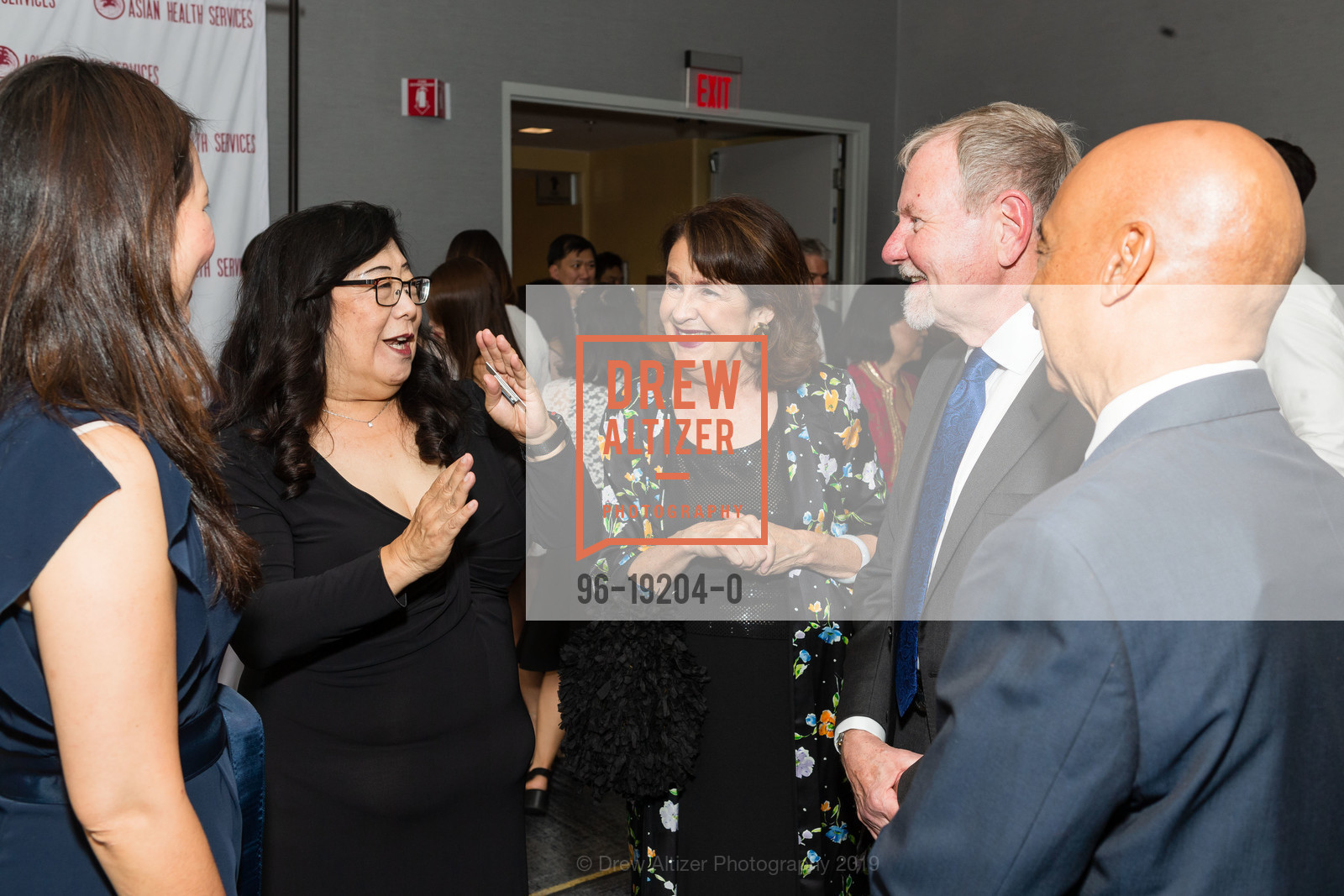 Sherry Hirota, Aida Alvarez, Ray Baxter, Frank Brown, Asian Health Services 45th Annual Gala, Oakland Marriott City Center. 1001 Broadway, September 21st, 2019, Photo #96-19204-0 Sherry Hirota, Aida Alvarez, Ray Baxter, Frank Brown, Photo #96-19204-0