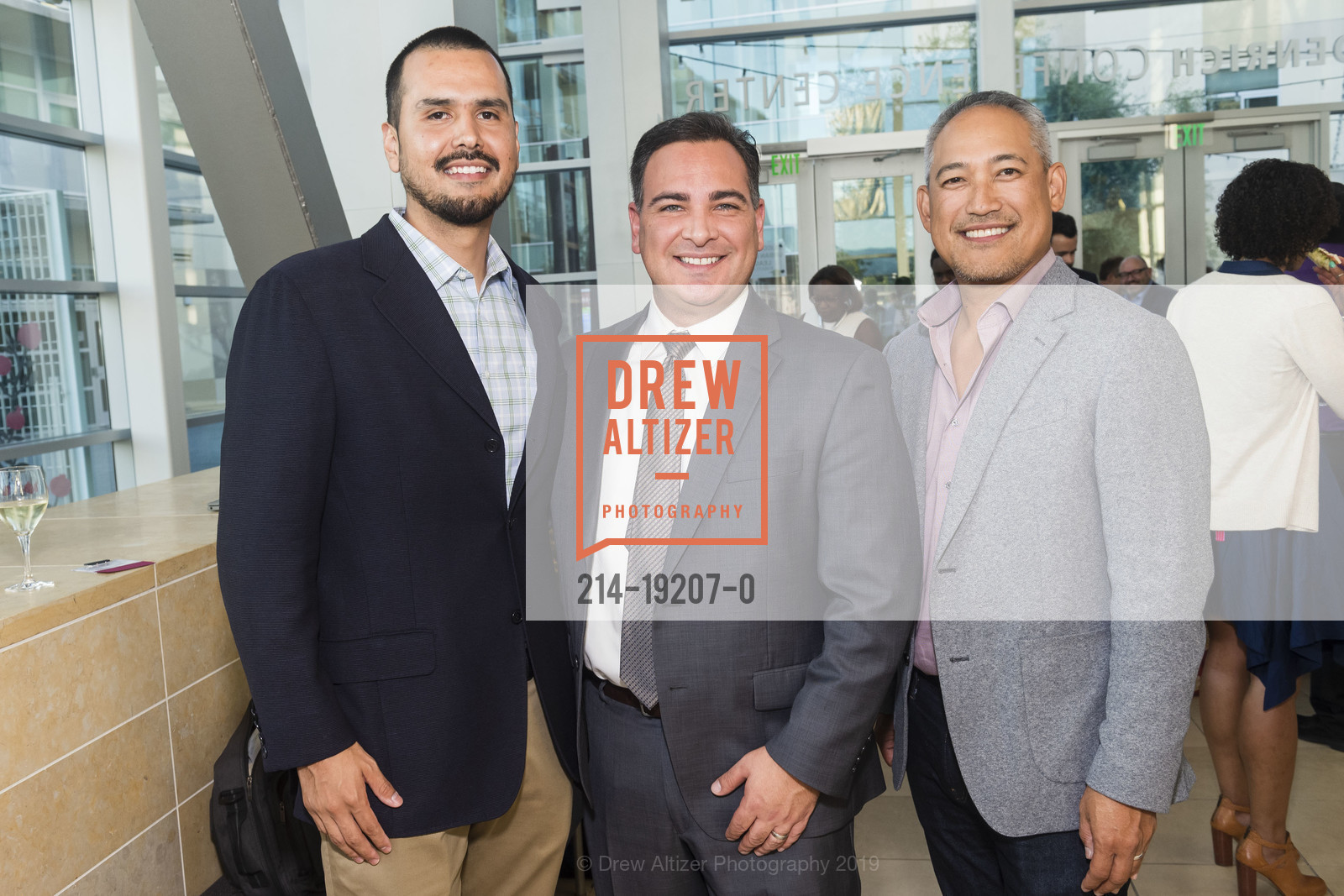 Miguel Molina, Carlos Orellana, Hector Agdeppa, Oshman Family JCC hosts Words to the Wise, Oshman Family JCC, Schultz Cultural Hall. 3921 Fabian Way, Palo Alto, CA 94303, September 19th, 2019, Photo #214-19207-0 Miguel Molina, Carlos Orellana, Hector Agdeppa, Photo #214-19207-0
